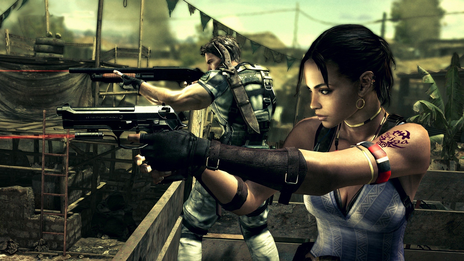 Resident Evil 5 Video Games Weapon 1920x1080