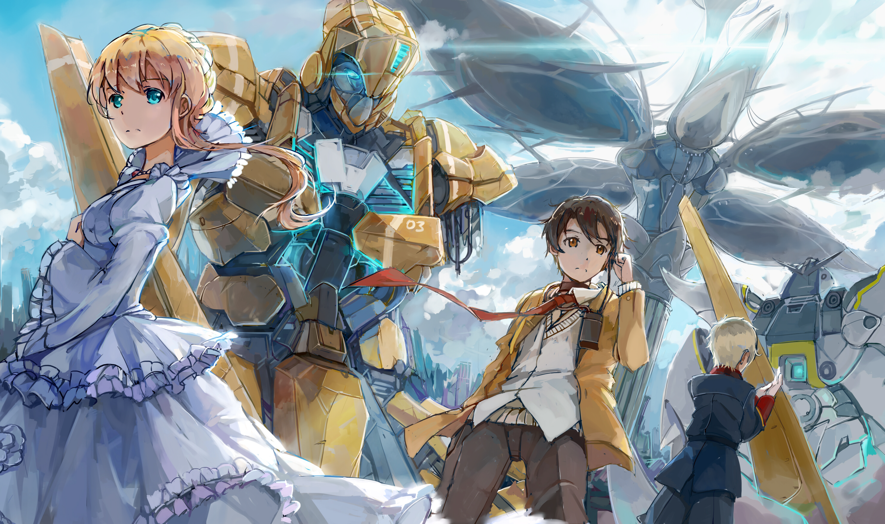 Asseylum Vers Allusia Inaho Kaizuka Slaine Troyard Aldnoah Zero 2952x1748