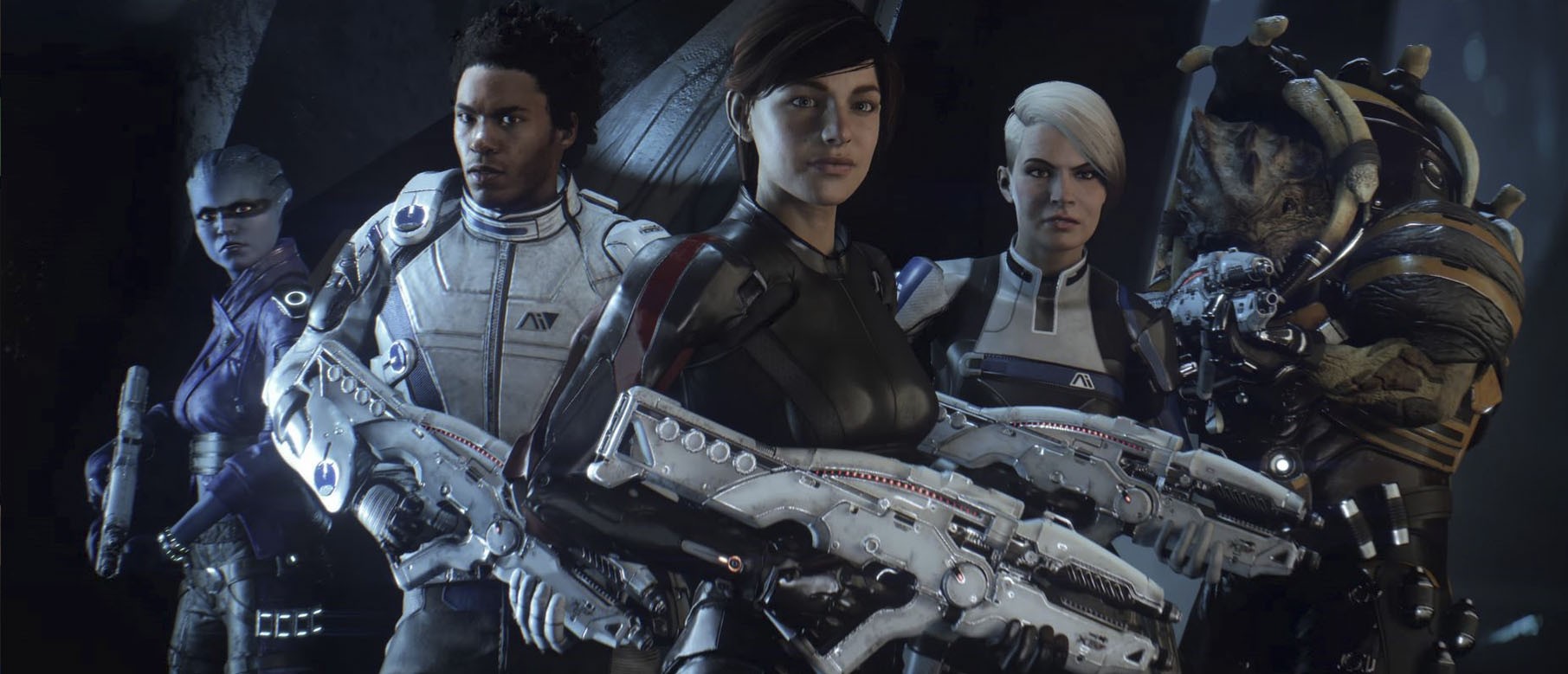 Mass Effect Mass Effect Andromeda Andromeda Initiative Video Games Sara Ryder Cora Harper Liam Kosta 1811x779