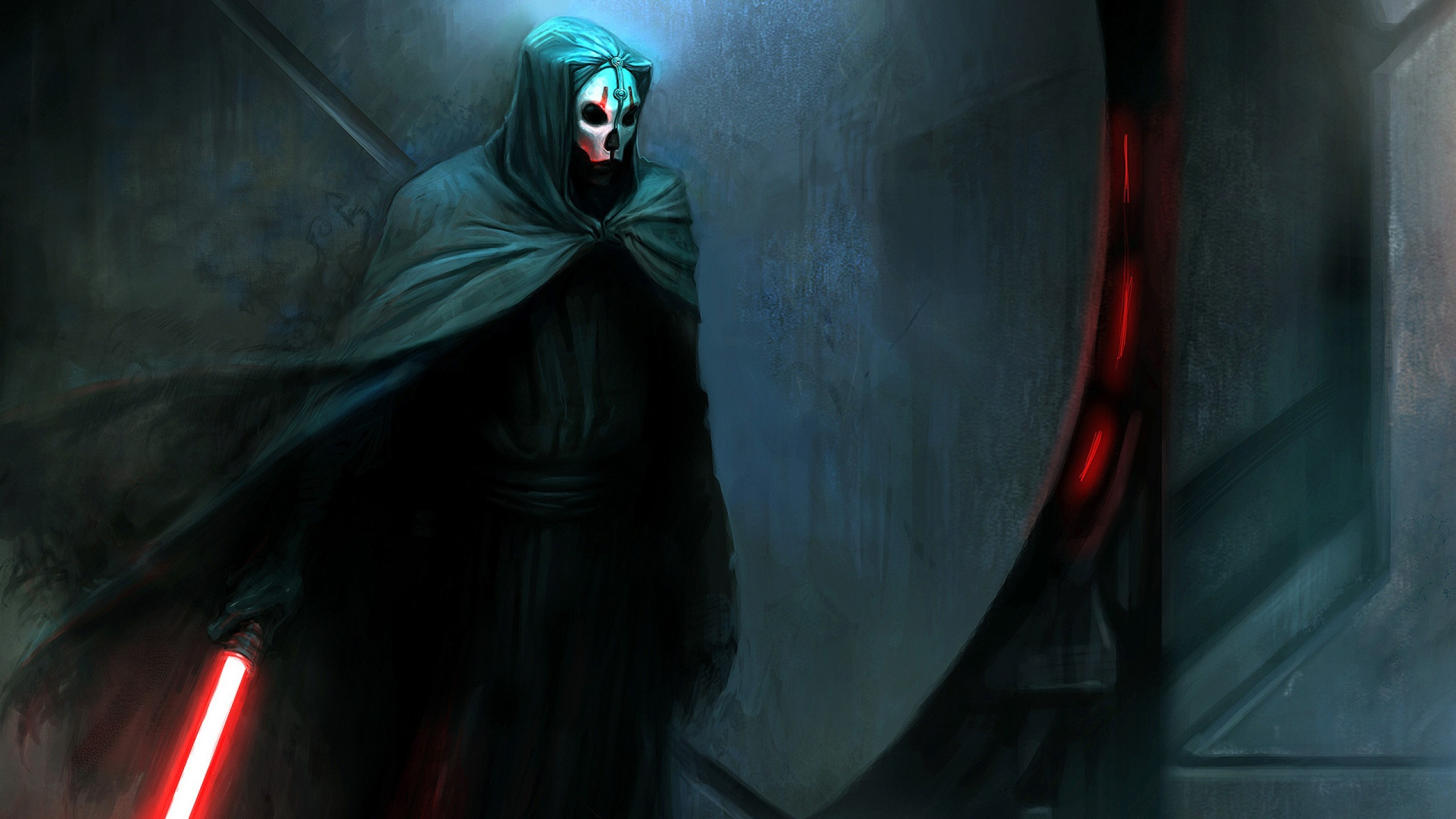Star Wars Darth Nihilus Sith Star Wars Villains Lightsaber Mask Video Games Video Game Art 2560x1440