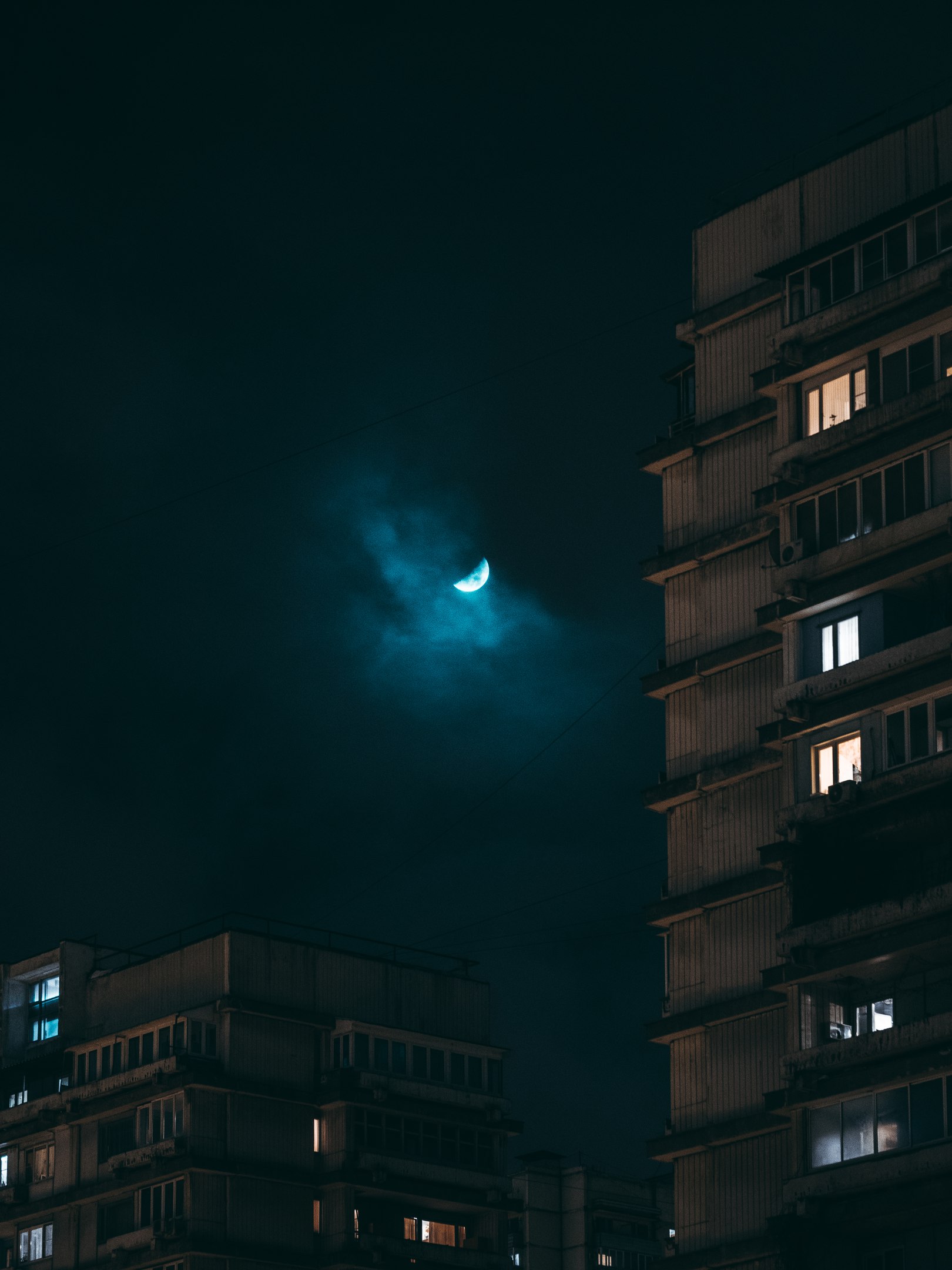 Urban City Night Moon Phases 1620x2160