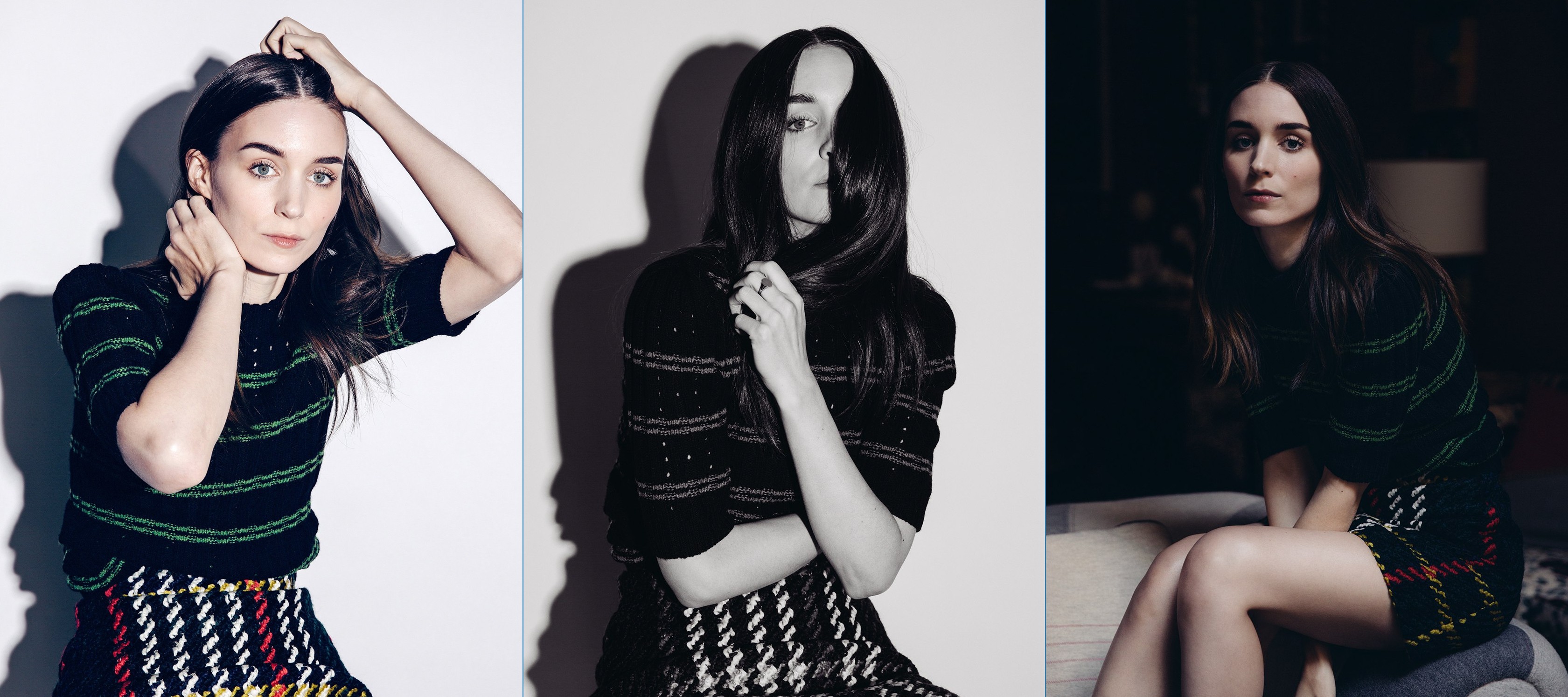 Rooney Mara Collage Celebrity Women Actress 3361x1493