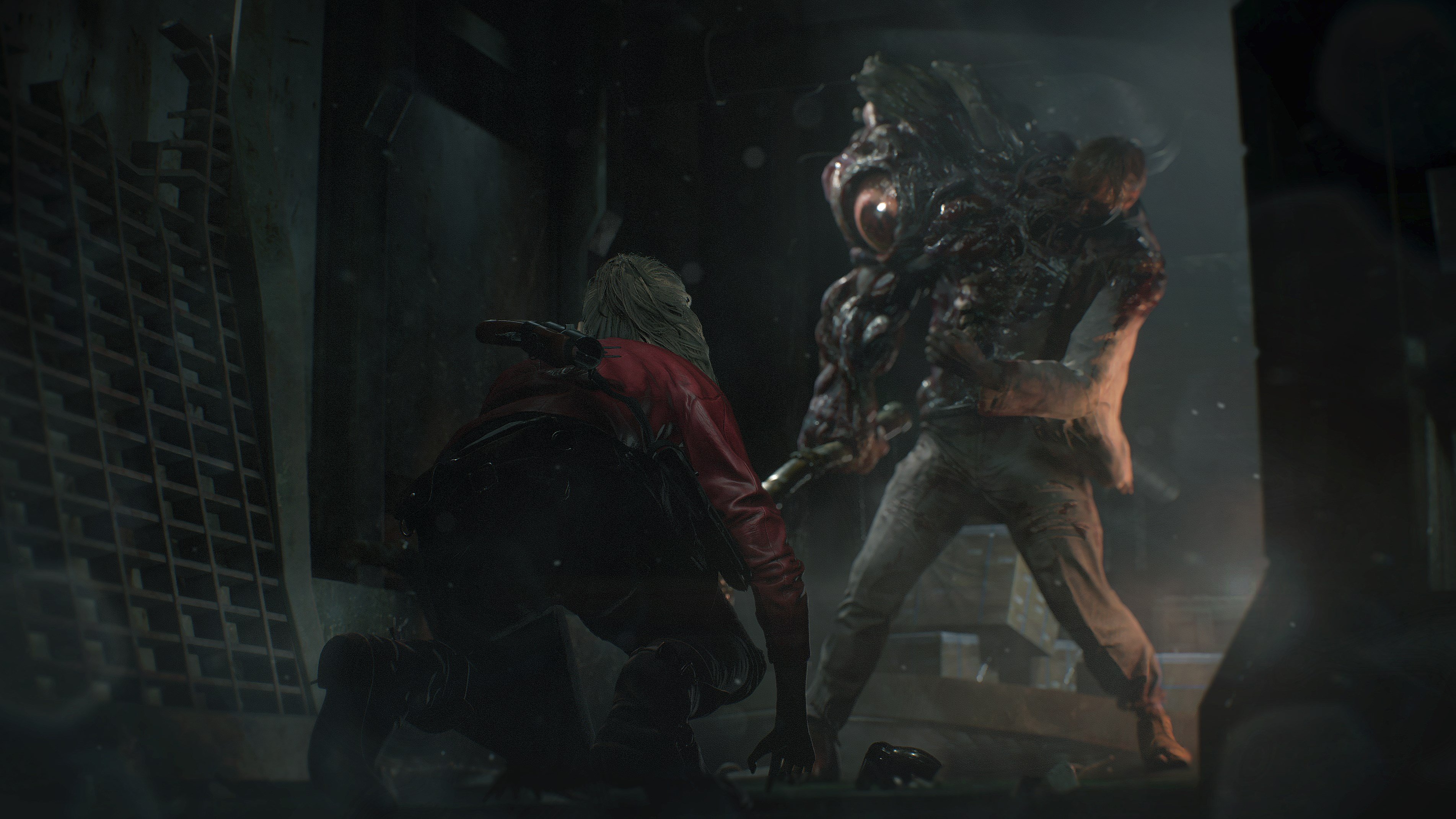 Resident Evil Resident Evil 2 Video Games Leon Kennedy Racoon City Claire Redfield Capcom 3806x2140