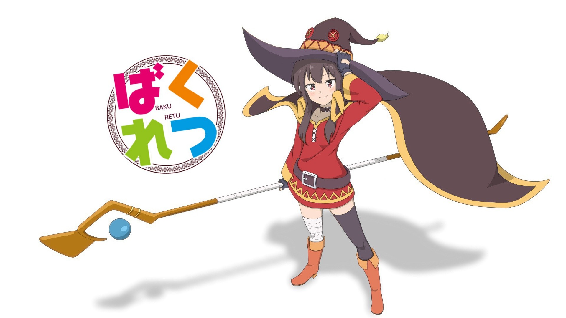 Kono Subarashii Sekai Ni Shukufuku Wo Anime Girls Megumin Mismatched Socks 1920x1080