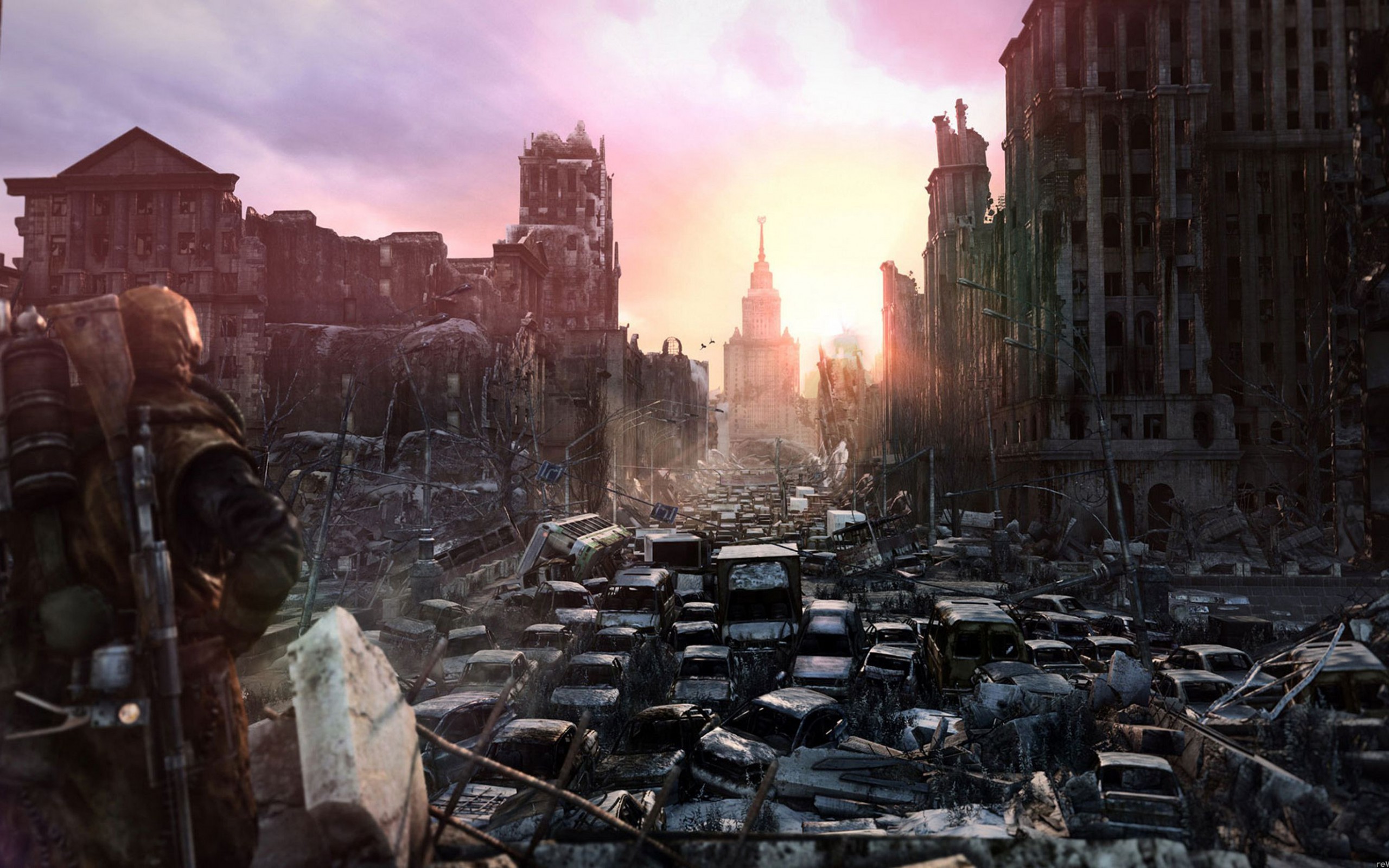 Video Games Concept Art Metro 2033 Apocalyptic Dystopian 2560x1600