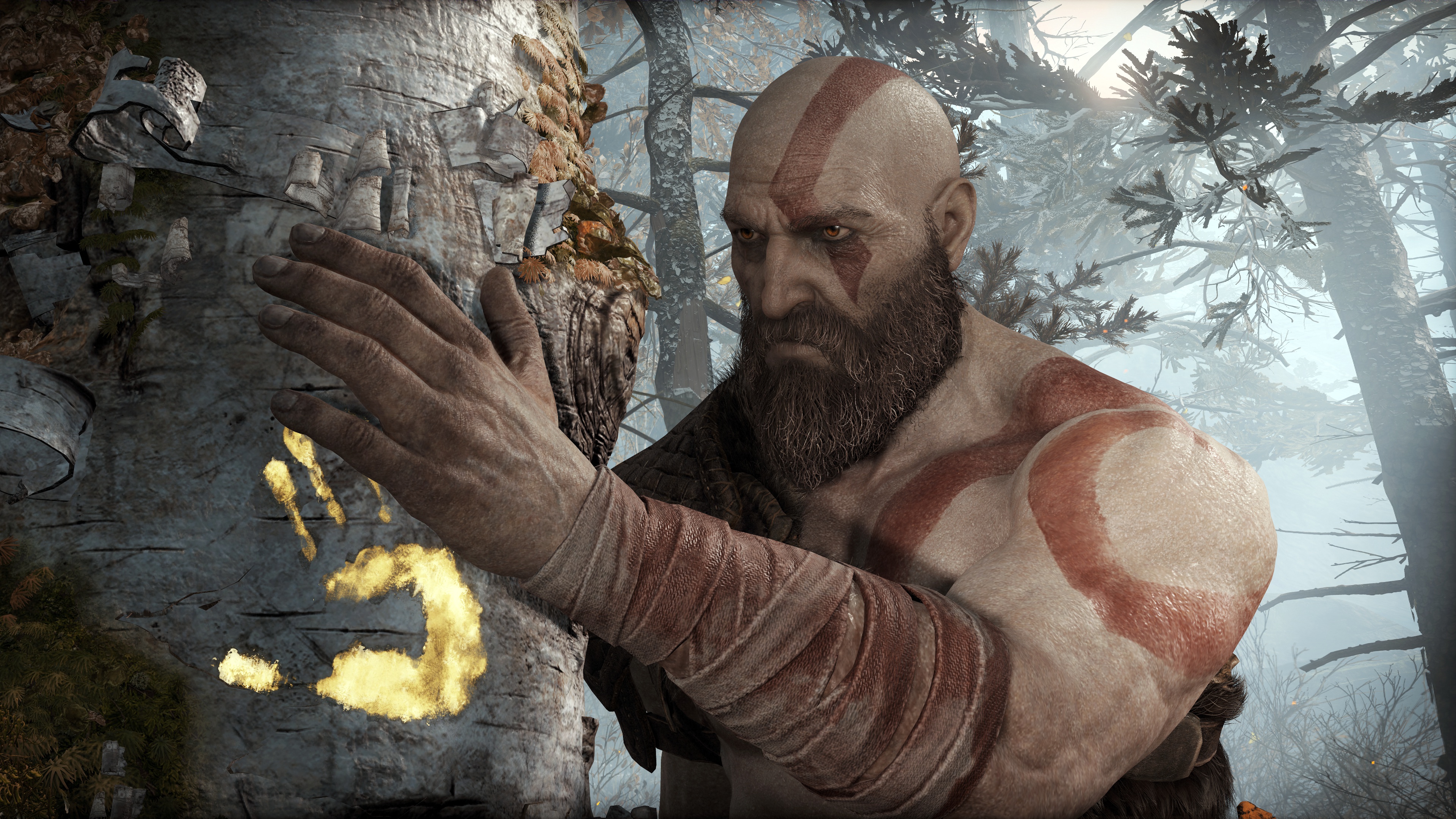 God Of War God Of War 2018 God Of War 4 Kratos Video Games 3840x2160