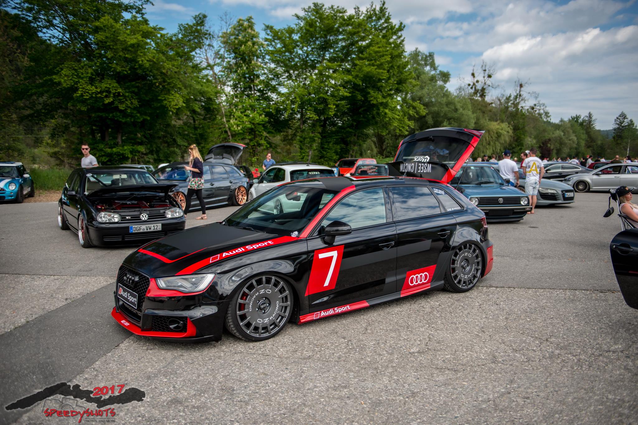 Tuning Audi Car Worthersee Audi RS3 Car Meets 2048x1367