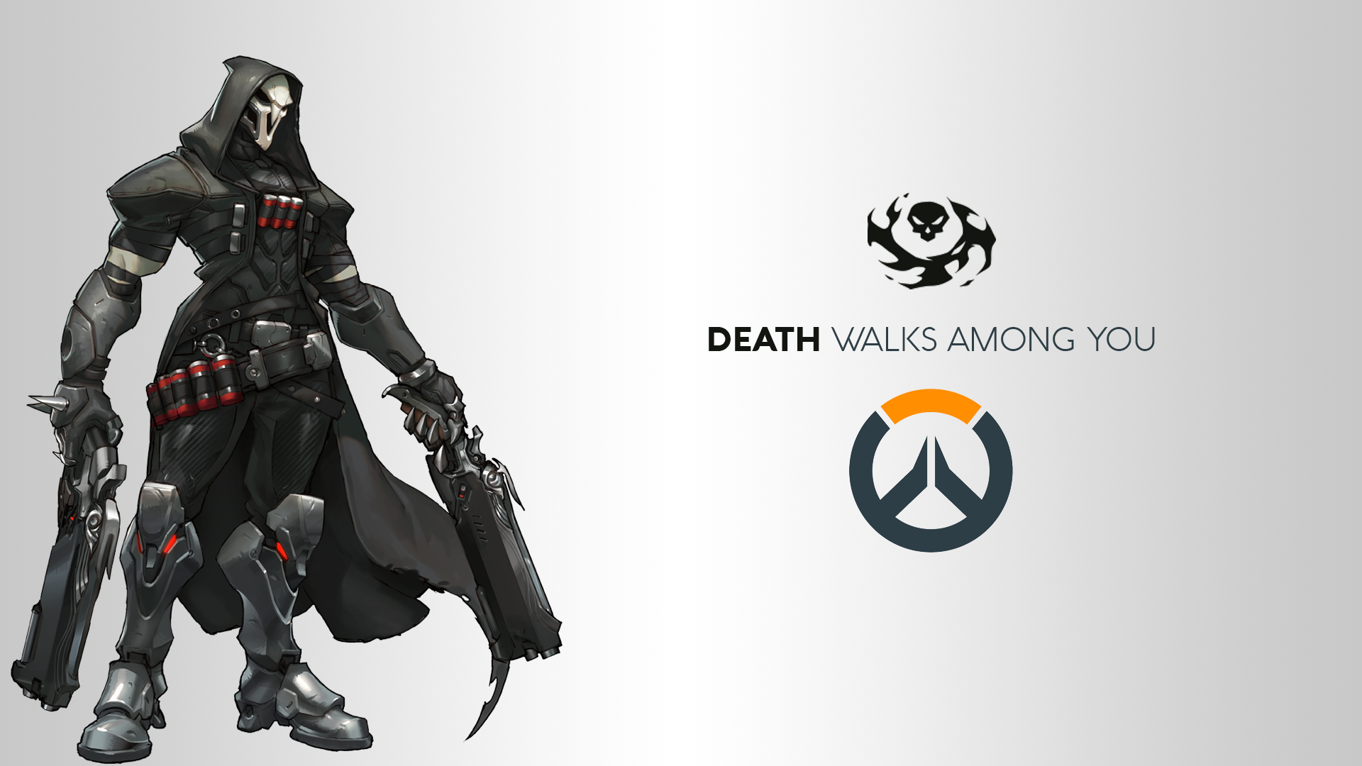 Blizzard Entertainment Overwatch Video Games Logo DXHHH101 Author Reaper Overwatch 1920x1080