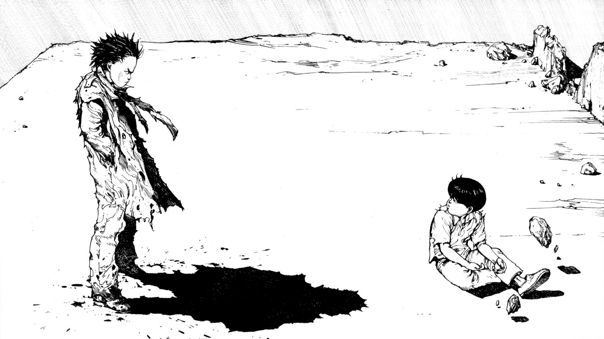 Akira Katsuhiro Otomo Monochrome Factor Manga 1920x1080