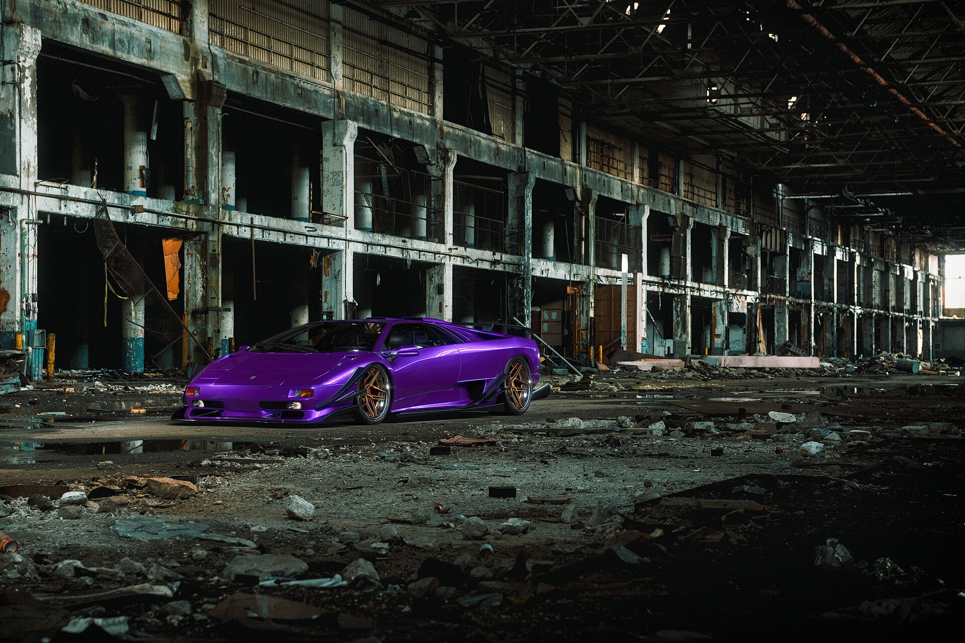 Car Vehicle Lamborghini Purple Cars 1920x1280