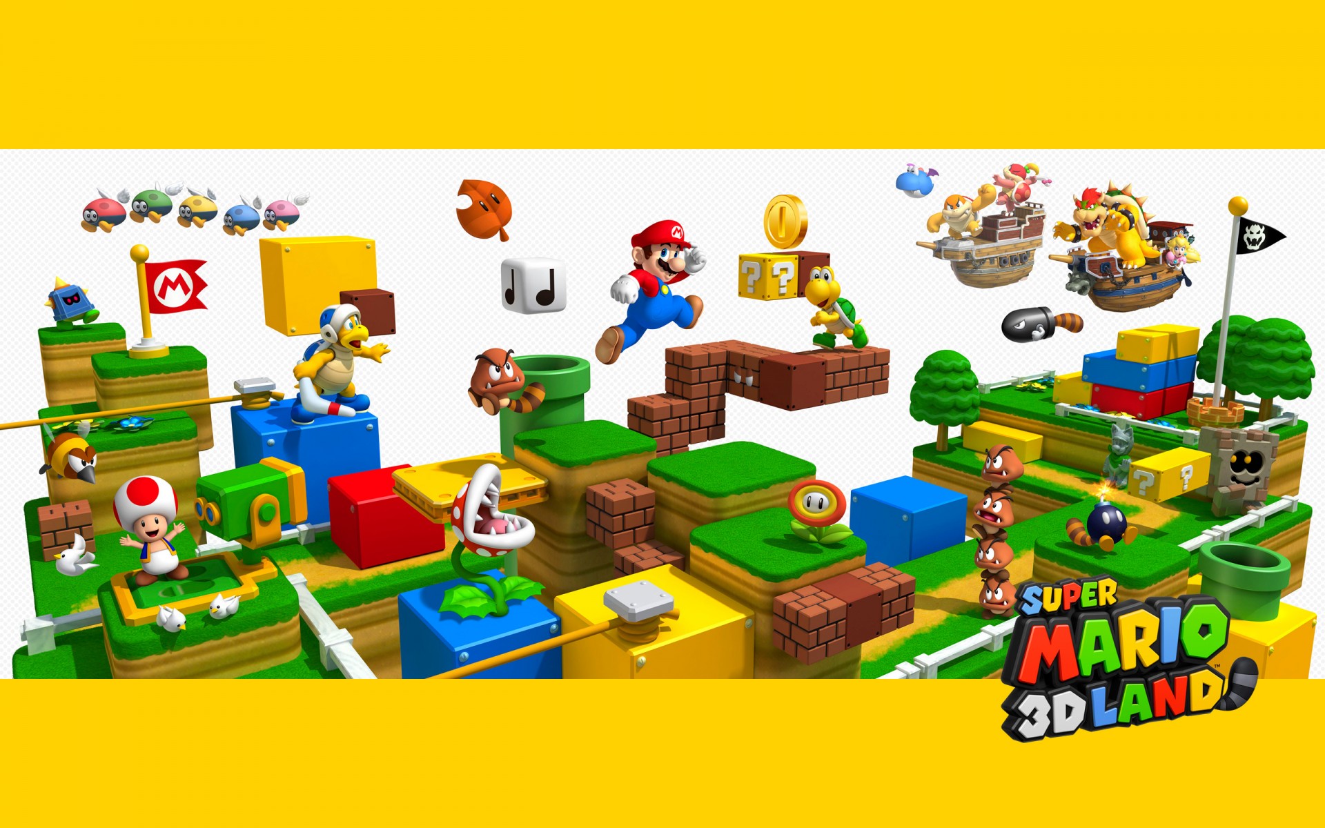 Video Game Super Mario 3D Land 1920x1200