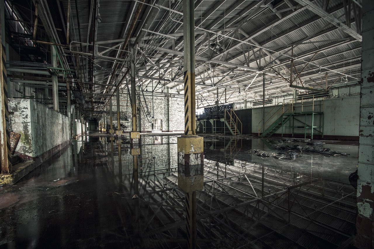 Indoors Industrial Factories Abandoned 1280x853