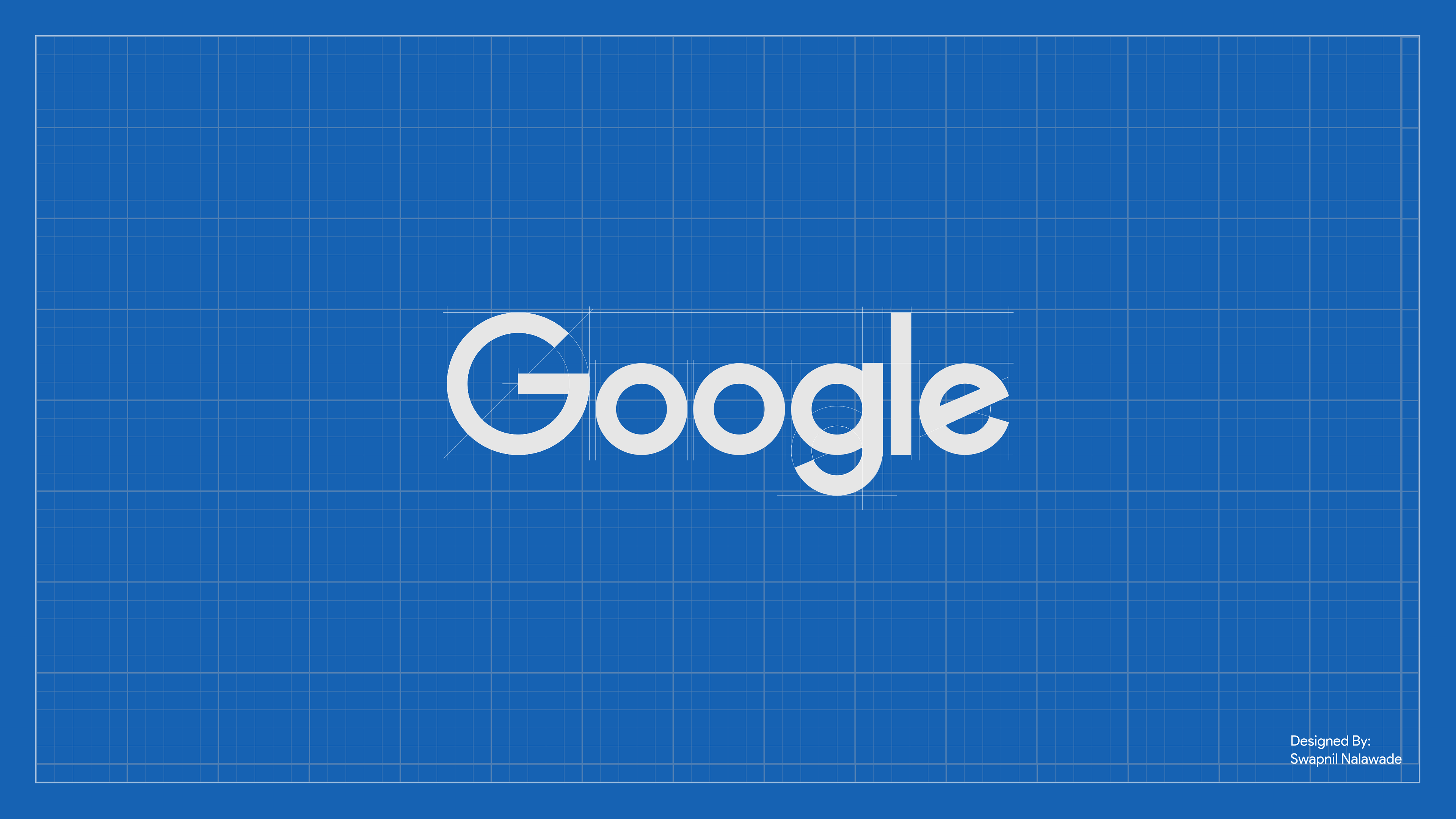 Google Design Logo Blueprint 3840x2160