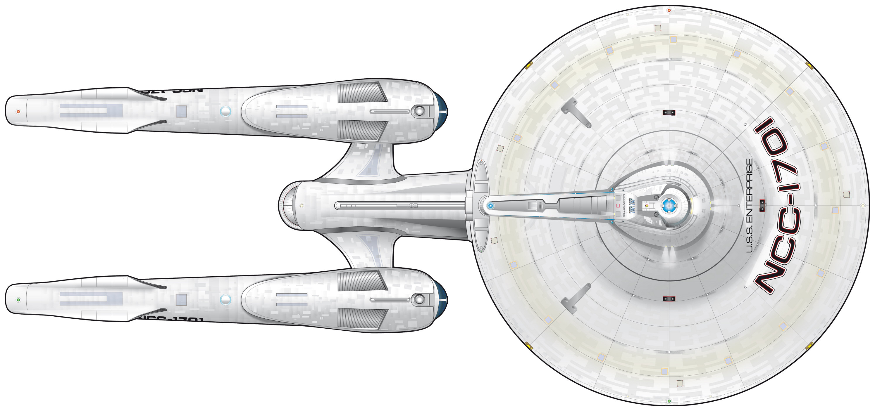 Star Trek Star Trek Enterprise USS Enterprise Spaceship Spaceship 2992x1407