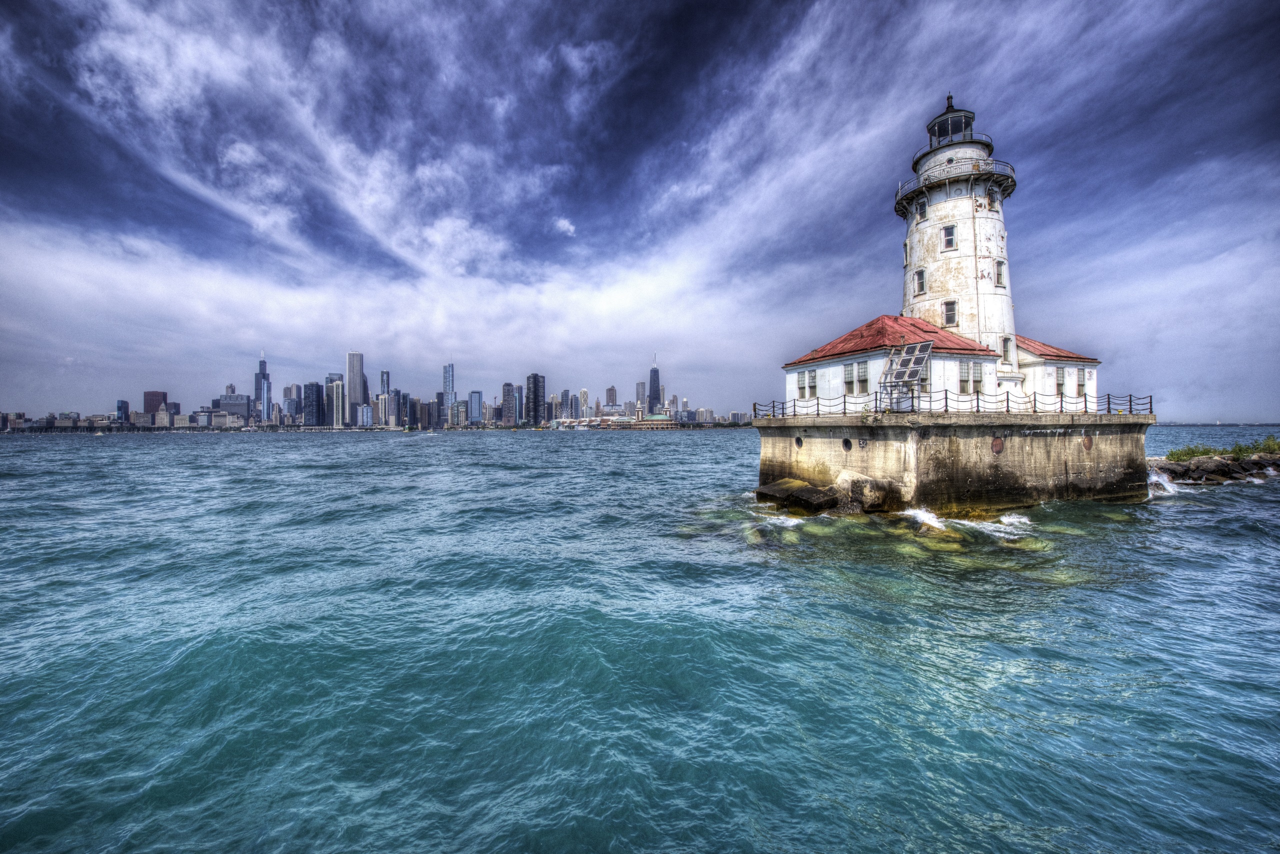 Chicago USA Illinois Sky 2560x1709