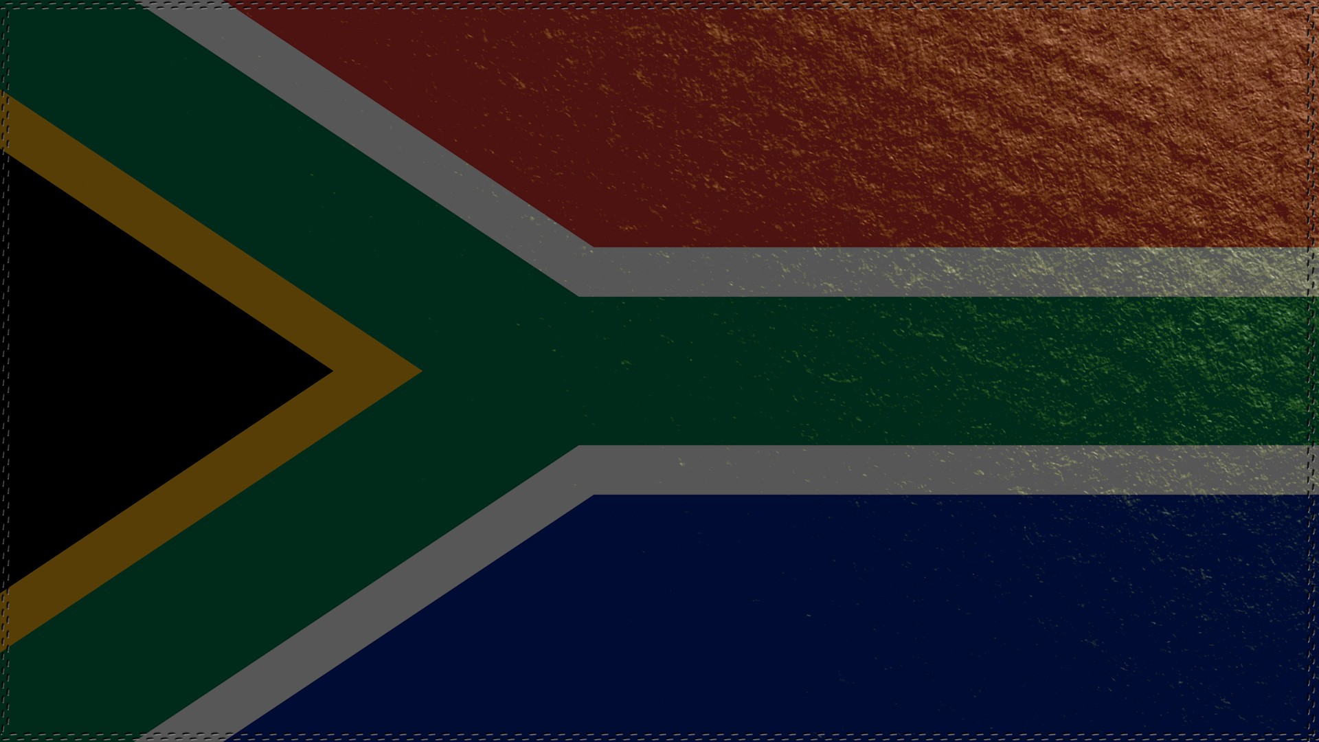 Flag South Africa Red Green Blue 1920x1080