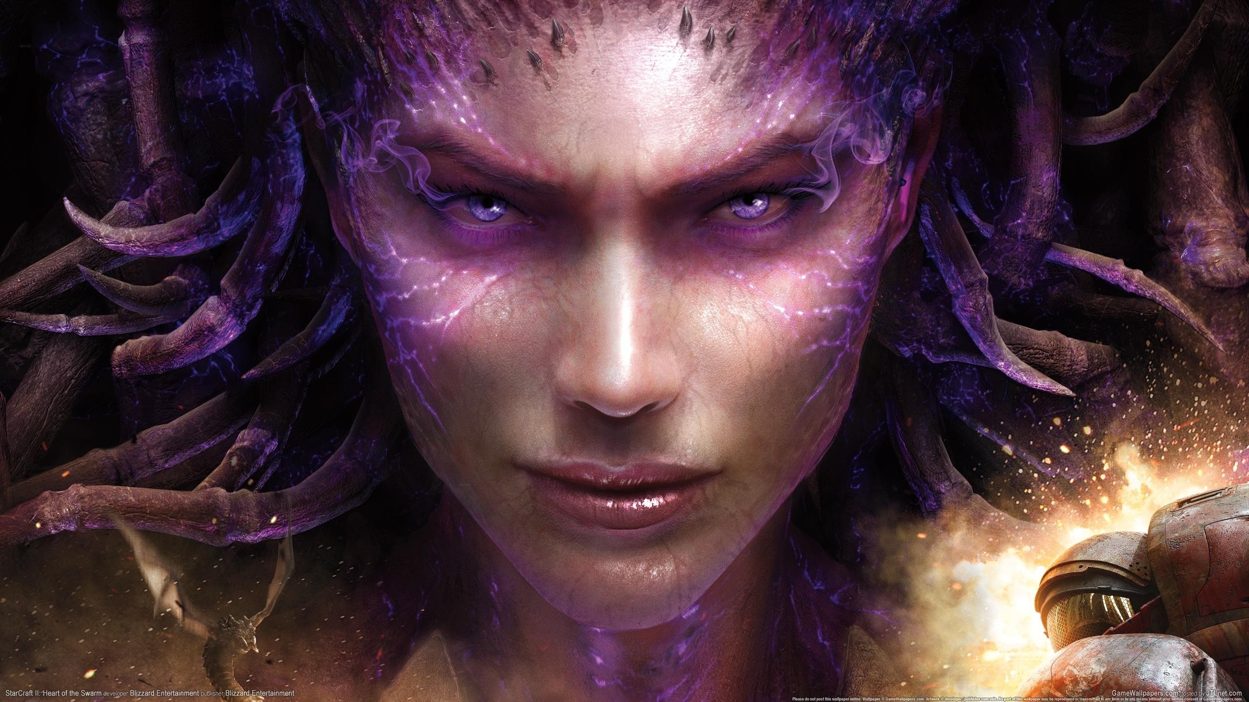 StarCraft Starcraft Ii Sarah Kerrigan StarCraft Ii Heart Of The Swarm Video Games 2560x1440
