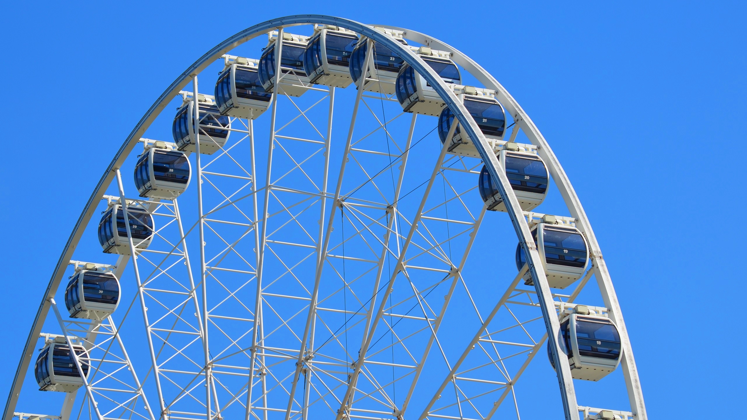 Wheel Ferris Wheel Photography Brisbane Wheel Of Brisbane Queensland Australia 2560x1440