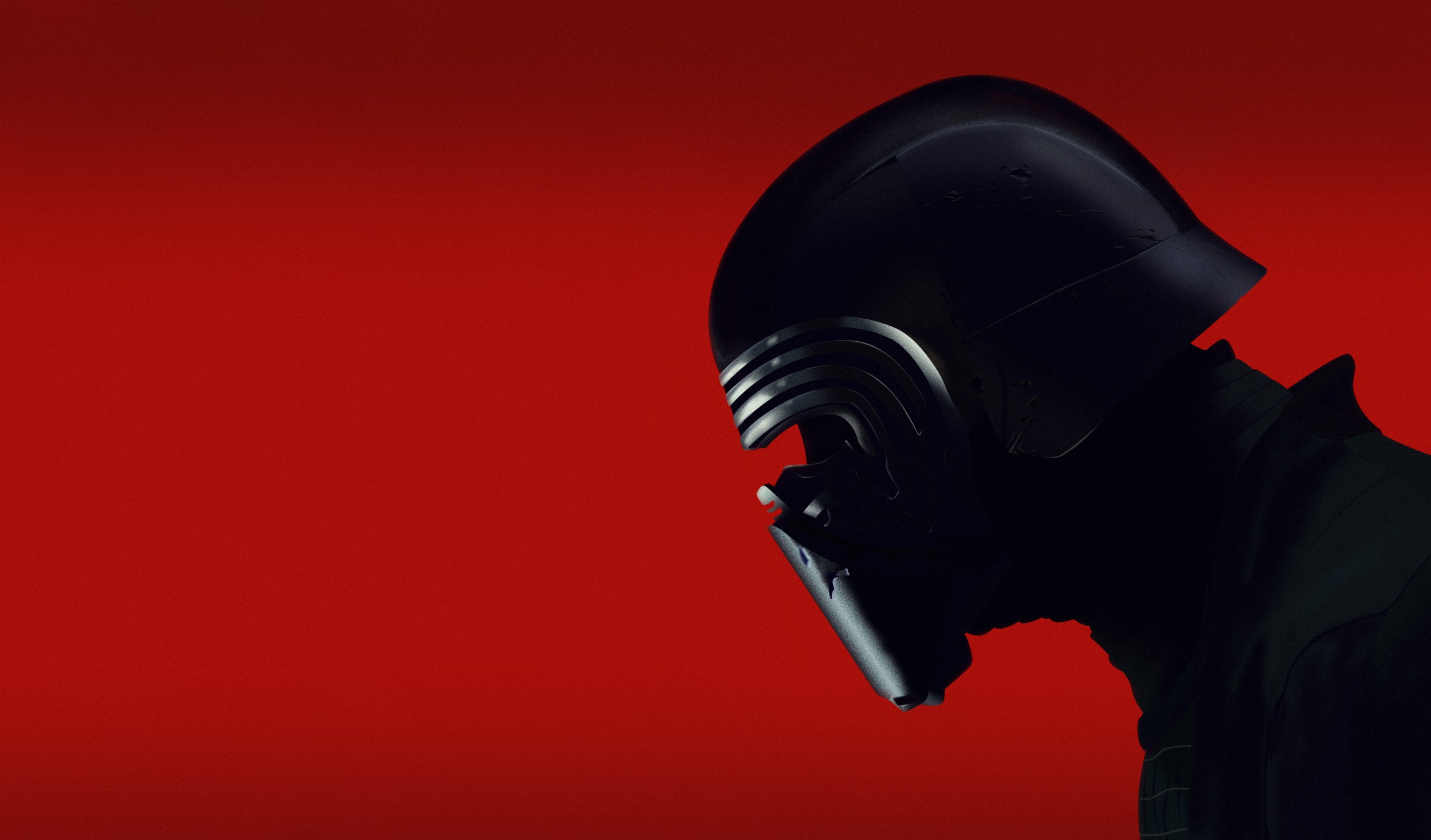 Star Wars Kylo Ren Red Background Star Wars Villains Helmet 2662x1563
