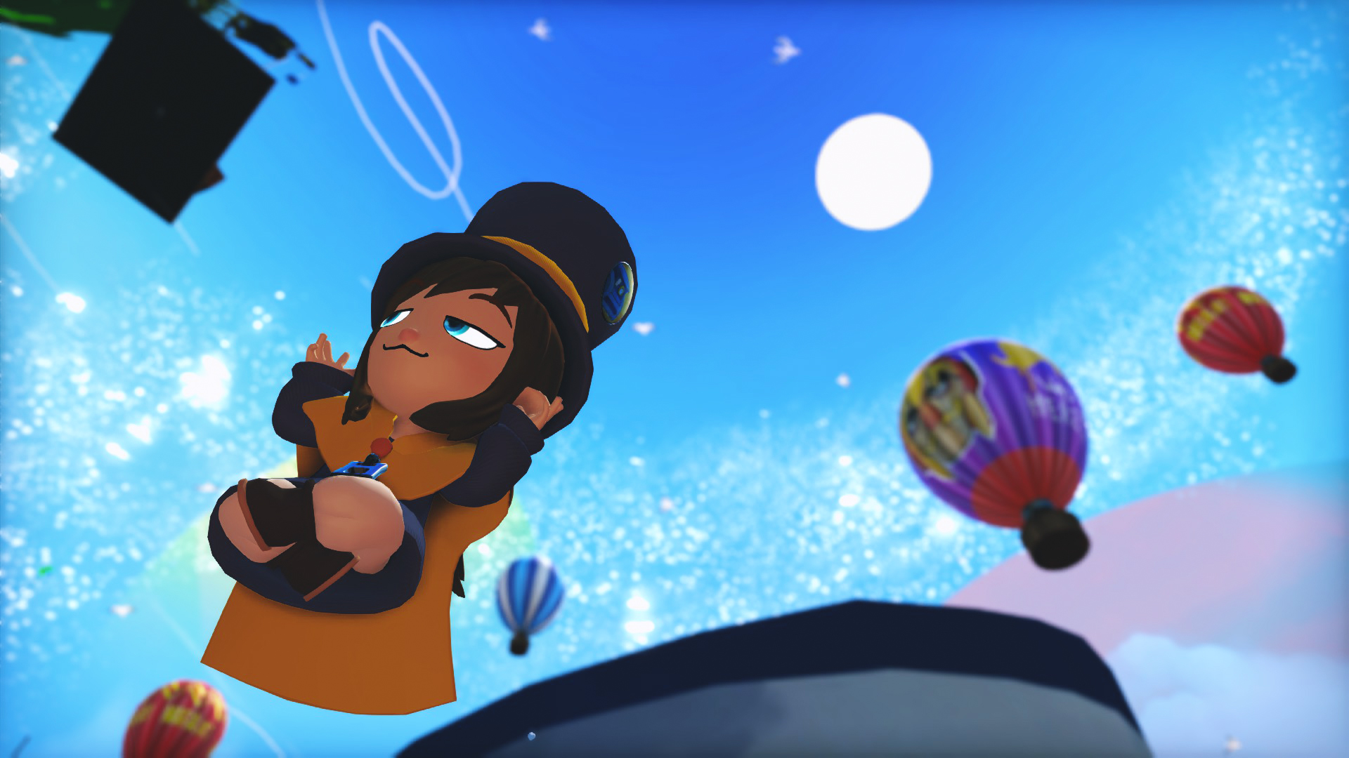 A Hat In Time Screen Shot Colorful Hot Air Balloons 1920x1080