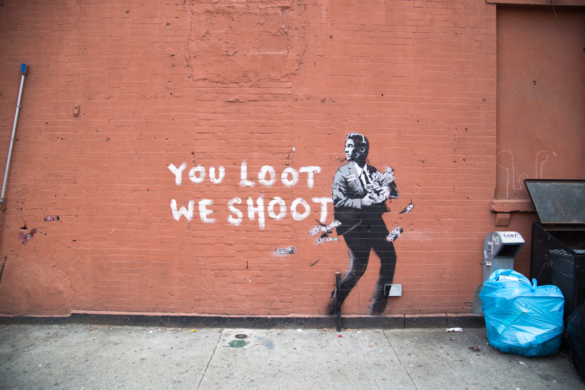 Banksy Graffiti Concrete Urban Wall Street Art 2000x1333