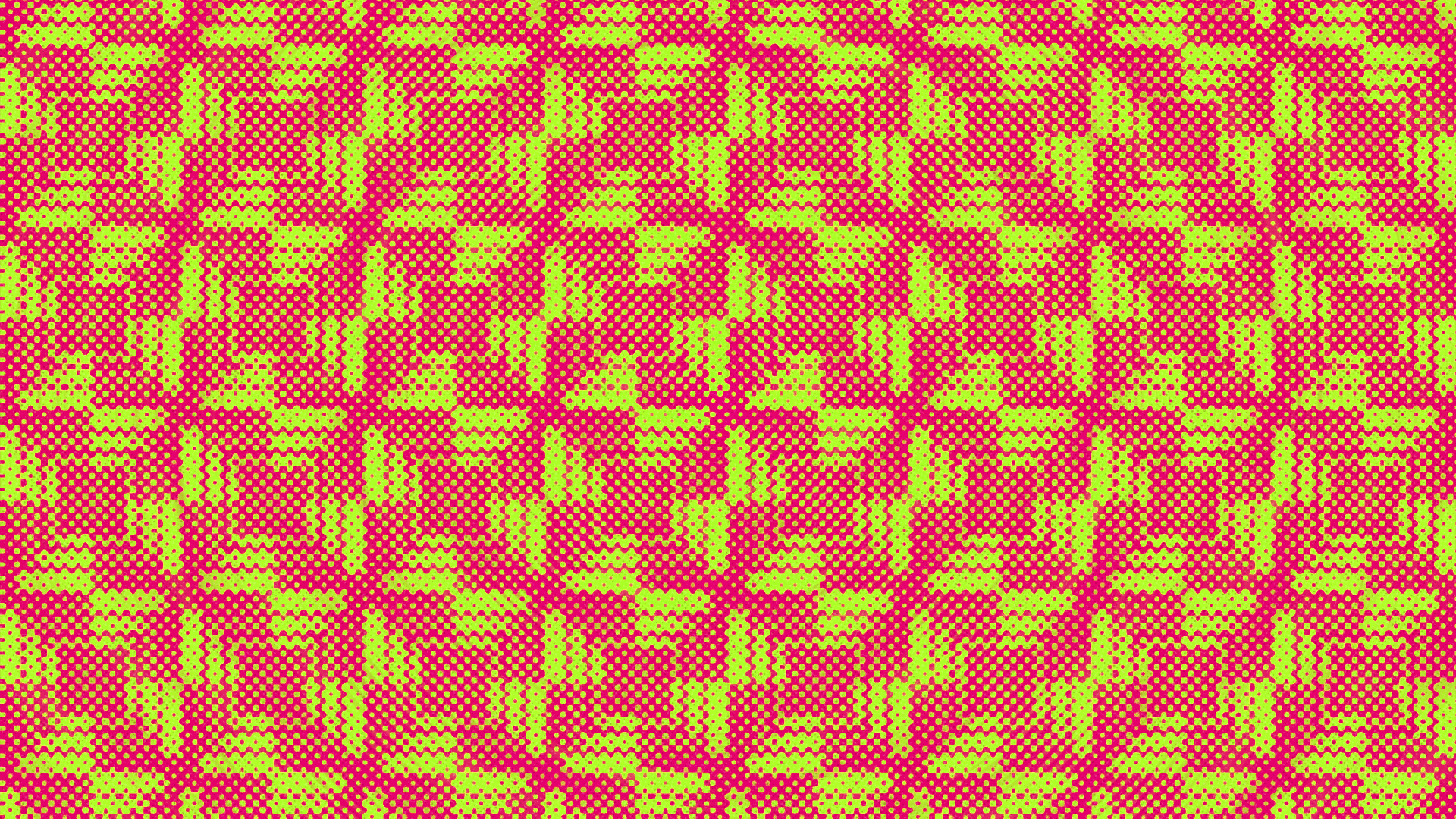 Red Yellow Texture Dots Shapes 1920x1080