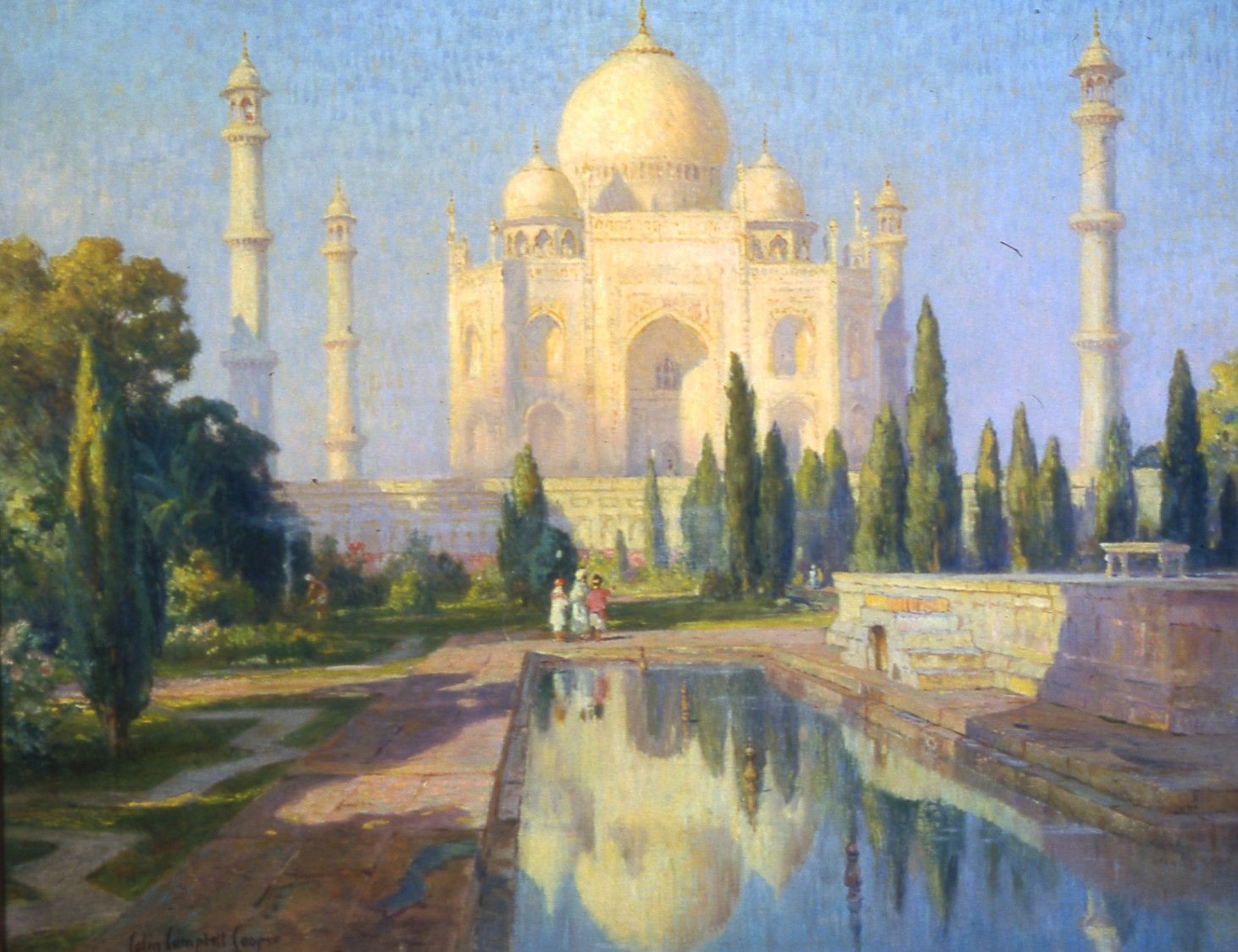 Classic Art Colin Campbell Cooper Taj Mahal 1461x1123
