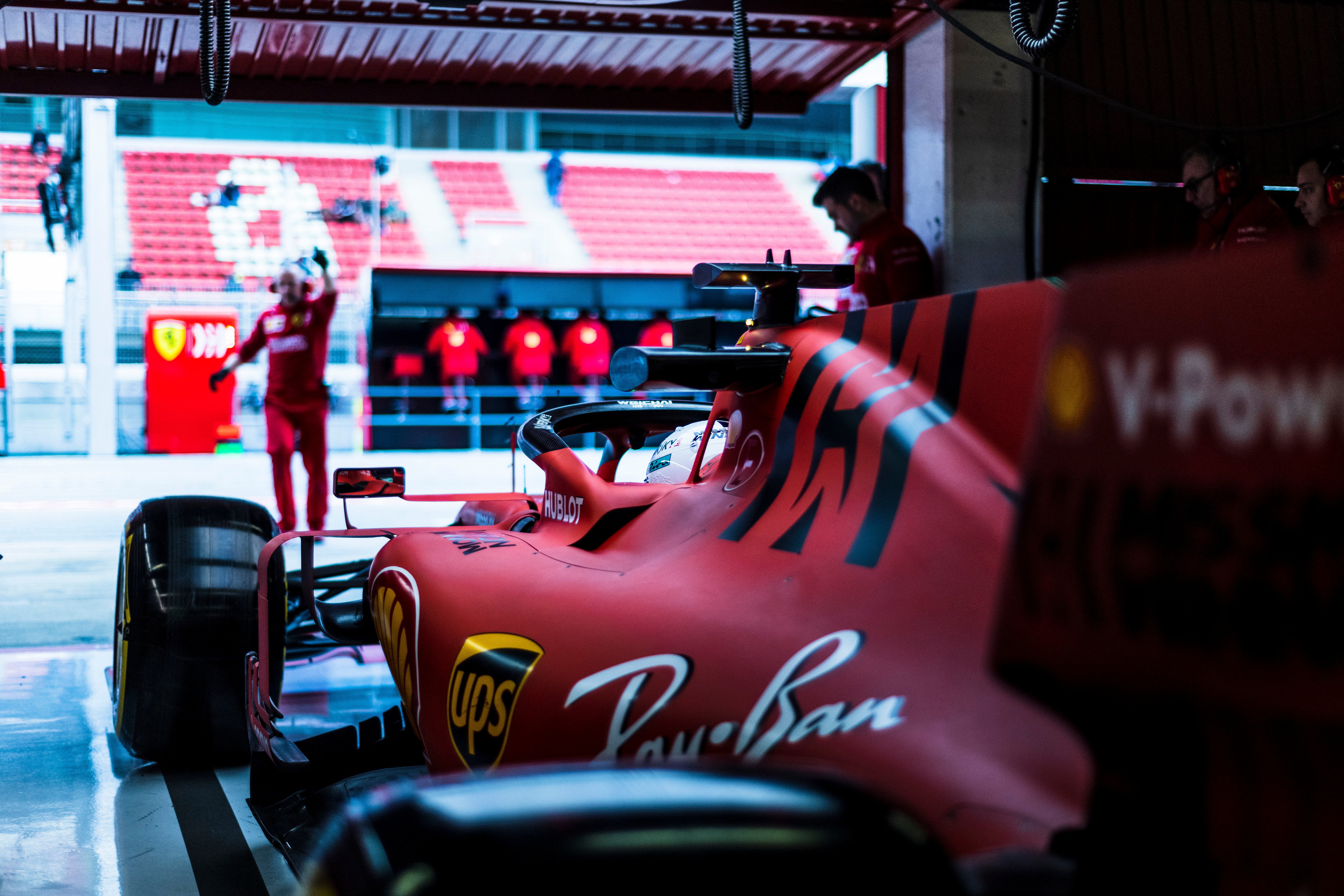 Ferrari Formula 1 Sebastian Vettel 2019 Ferrari F1 Racing 4000x2667