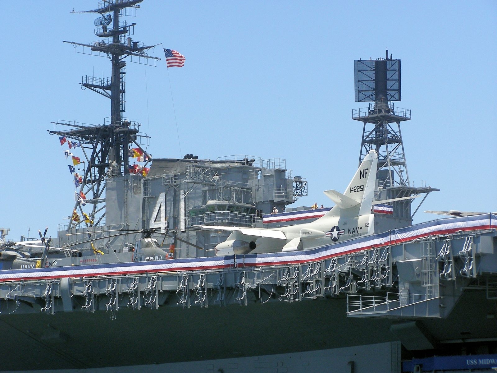 Warship USS Midway Museum San Diego Military Vehicle Ship 1600x1200