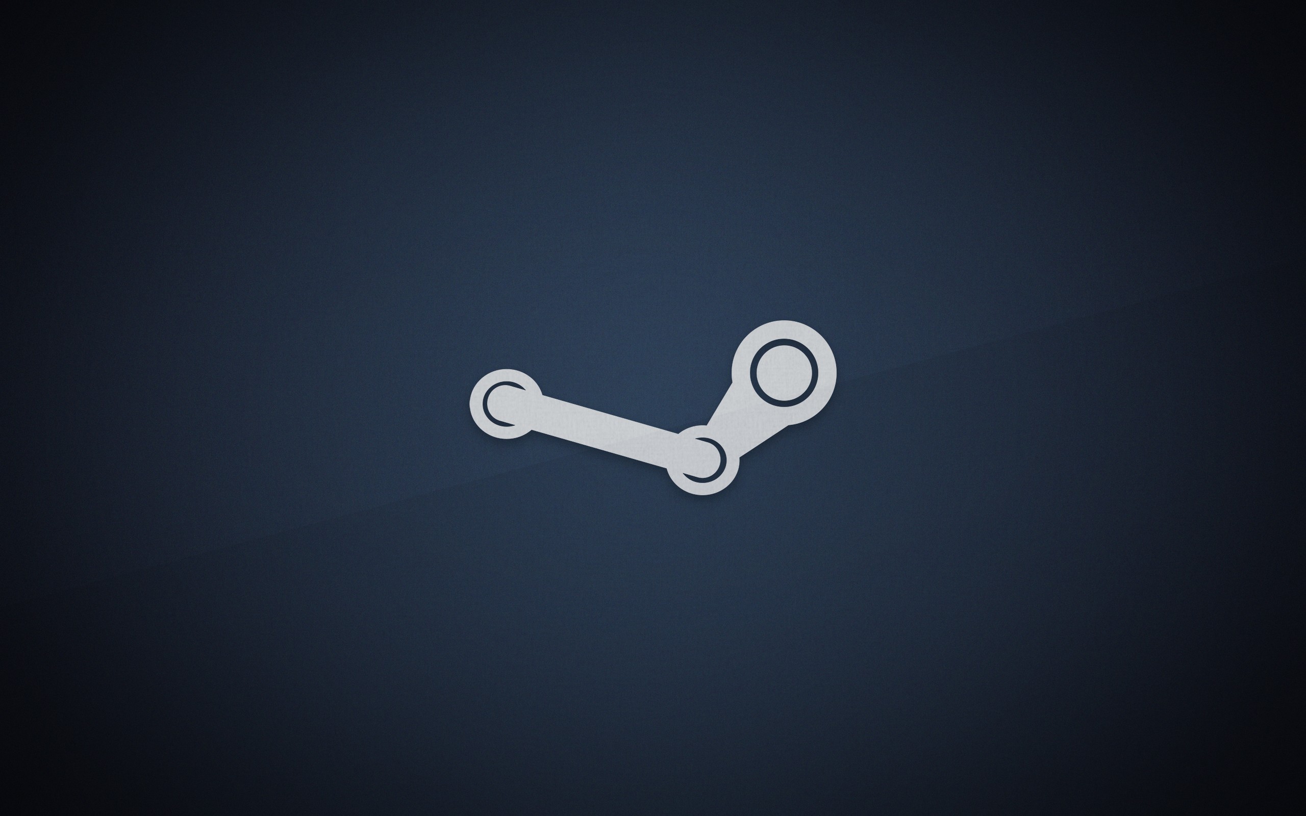 Steam Software PC Master Race Minimalism Simple Background Blue Background 2560x1600