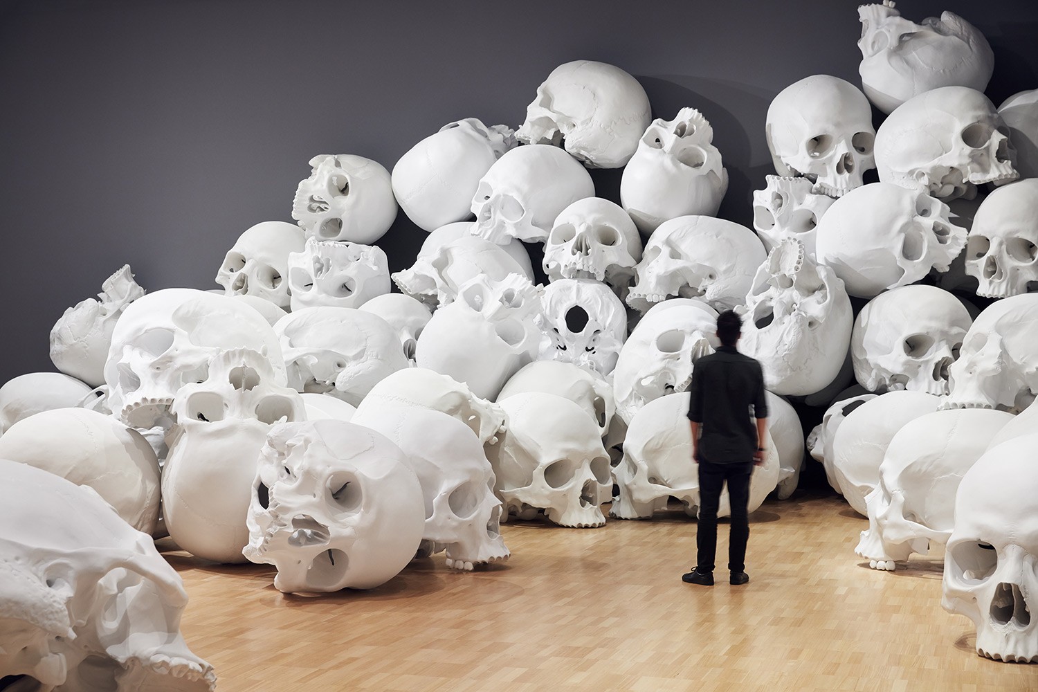 Skull Men Artwork Giant Art Installation Galleries Sculpture Hyperrealism Melbourne Australia 1500x1000