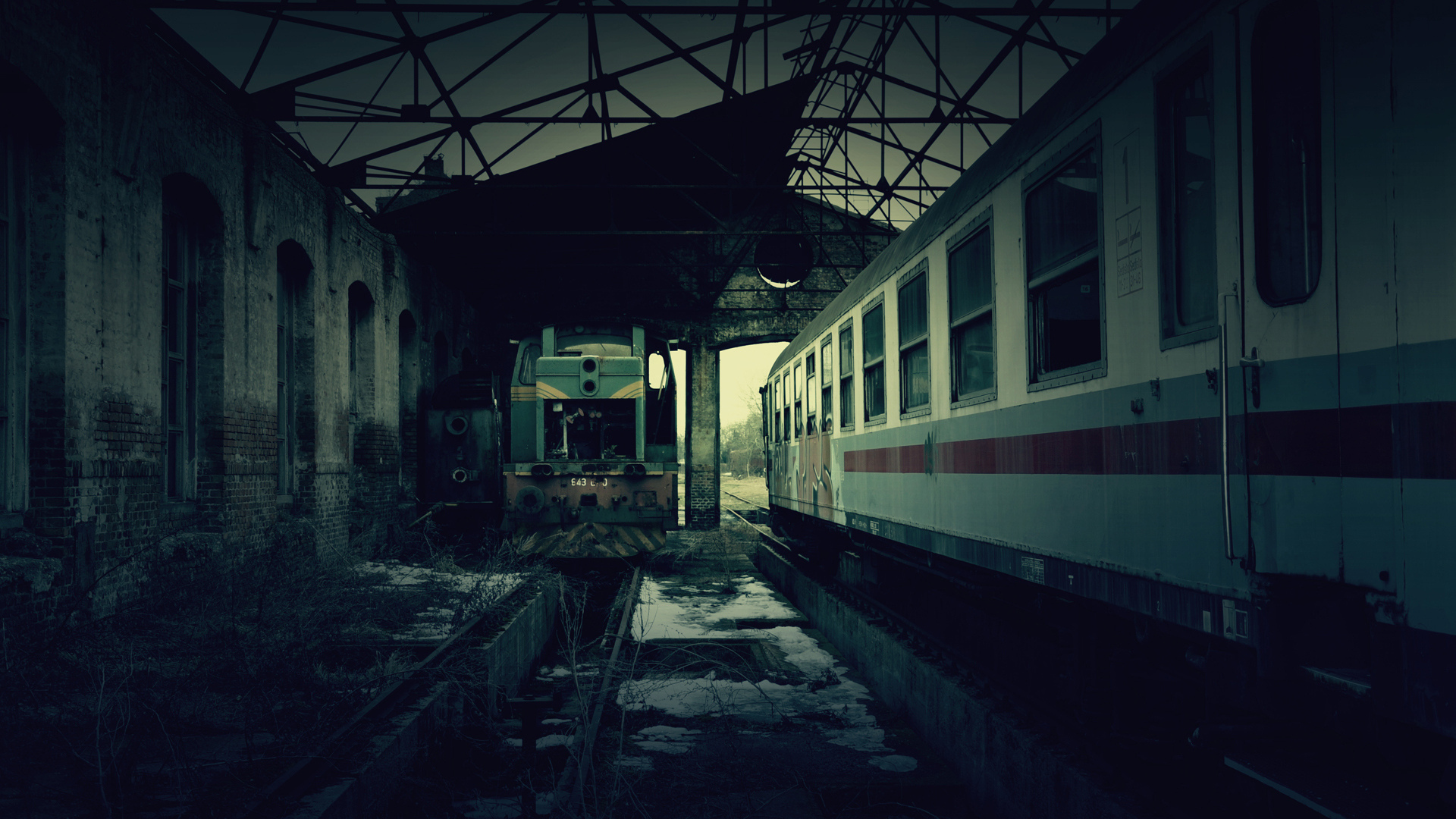 Train Old Metro Abandoned 1920x1080