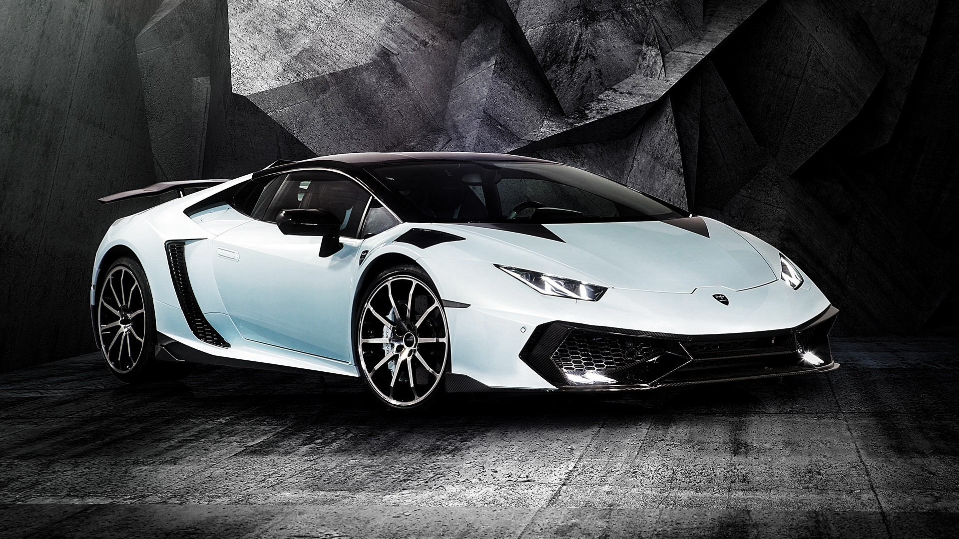 Car Lamborghini Huracan LP610 4 Lamborghini White Cars Vehicle LE 1920x1080