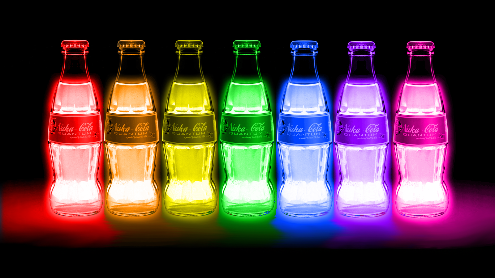 Colorful Bottles Fallout 4 Nuka Cola Bethesda Softworks 1600x900