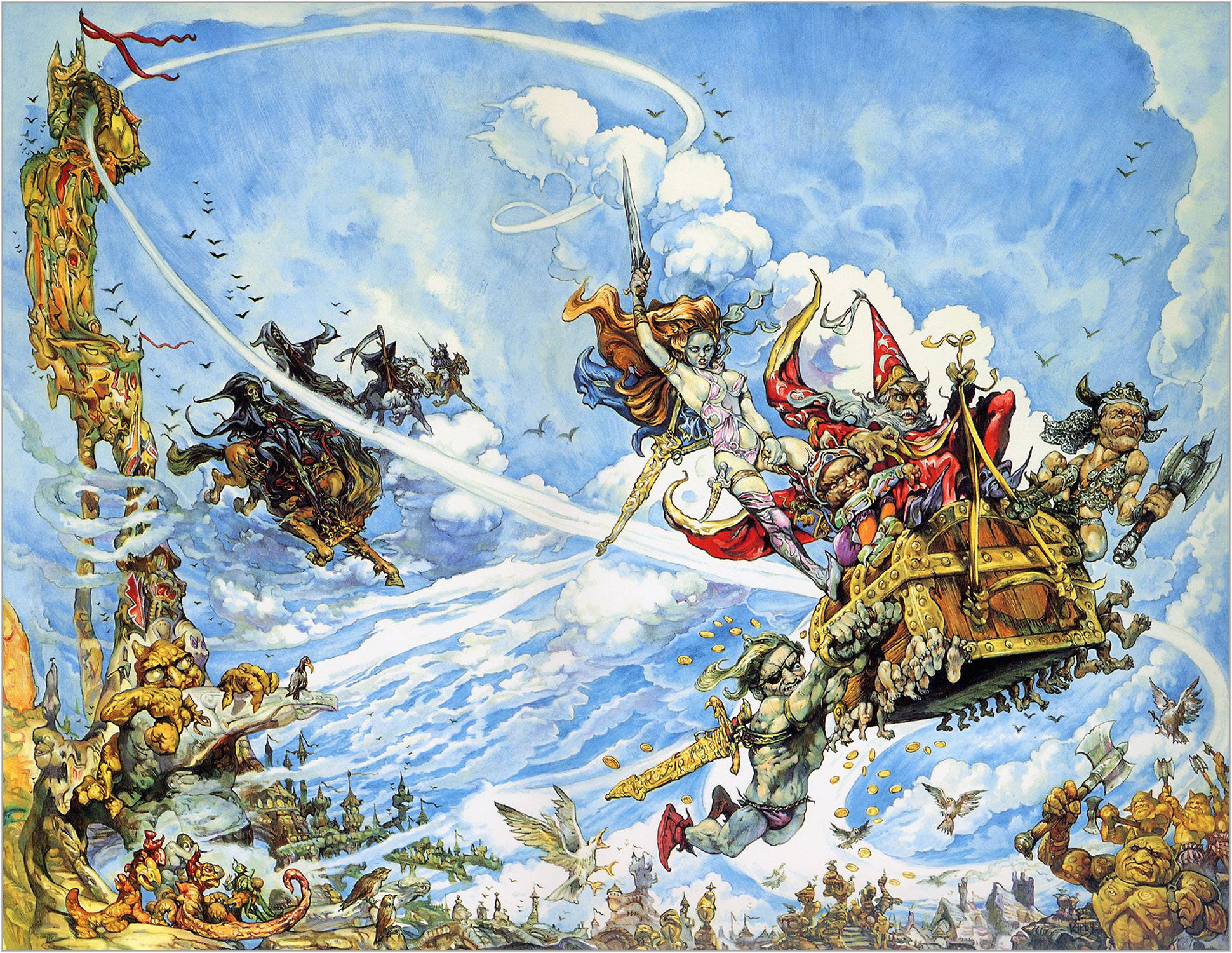Discworld Books Fantasy Art Artwork Terry Pratchett 1940x1500