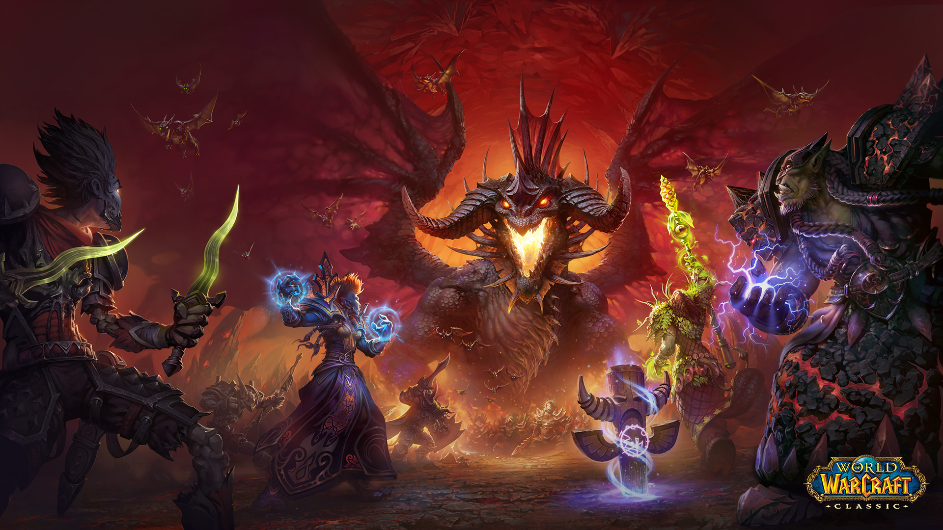 World Of Warcraft Cataclysm World Of Warcraft Battle For Azeroth Onyxia Warcraft 1920x1080