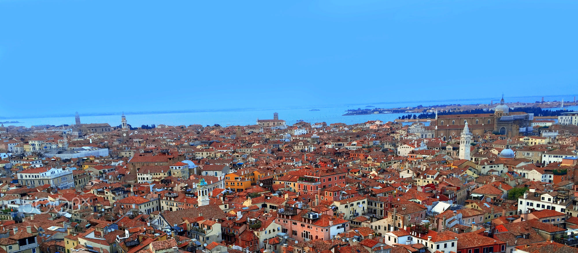 Photography Cityscape House Sky Sea Town Old Building Ports Venice Italy 2000x877