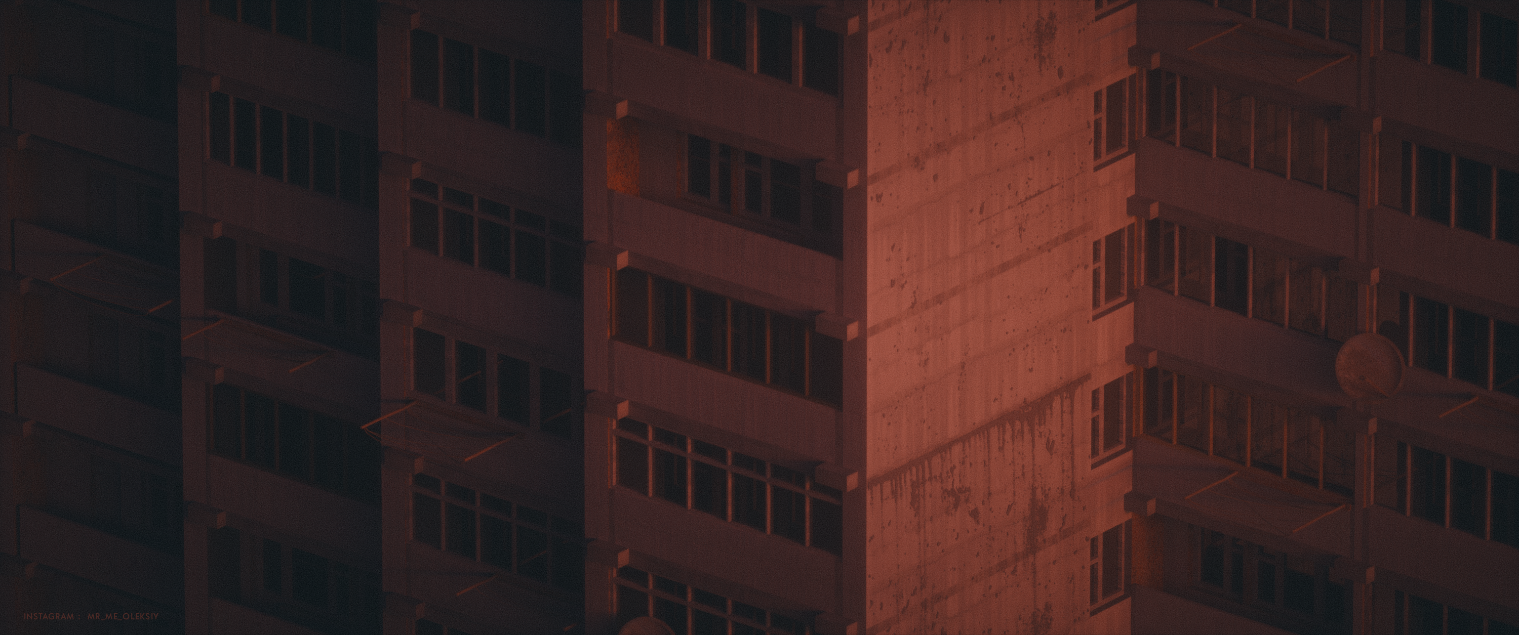 Building Architecture Abstract Soviet Union 3000x1255