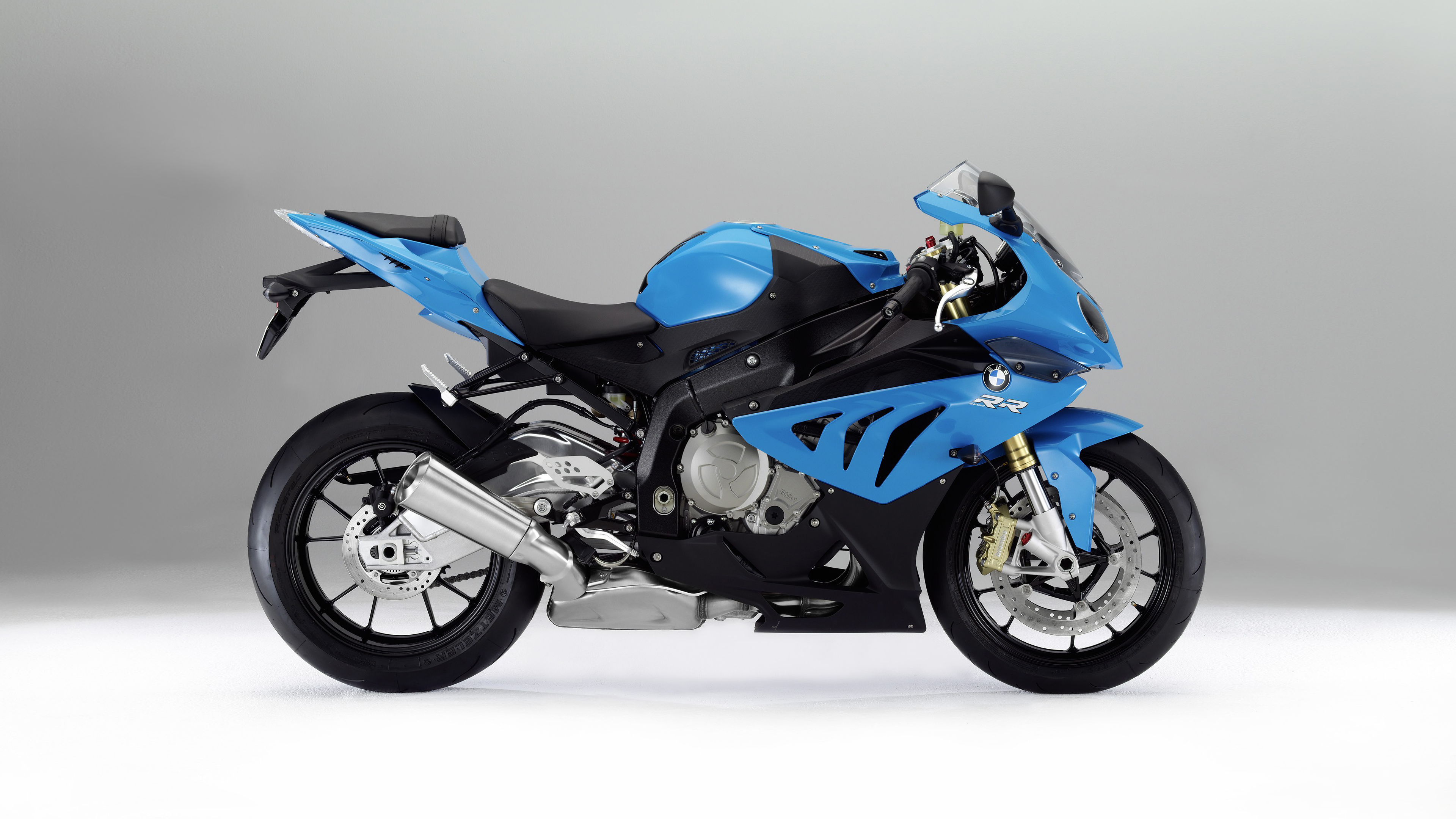 BMW S1000RR Vehicle Motorcycle Simple Background Brembo 3840x2160