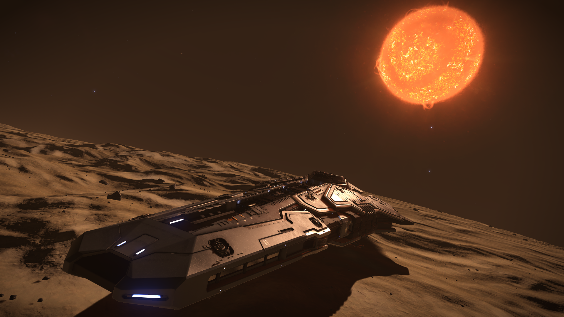 Elite Dangerous Federal Corvette Spaceship PC Gaming Screen Shot 1920x1080