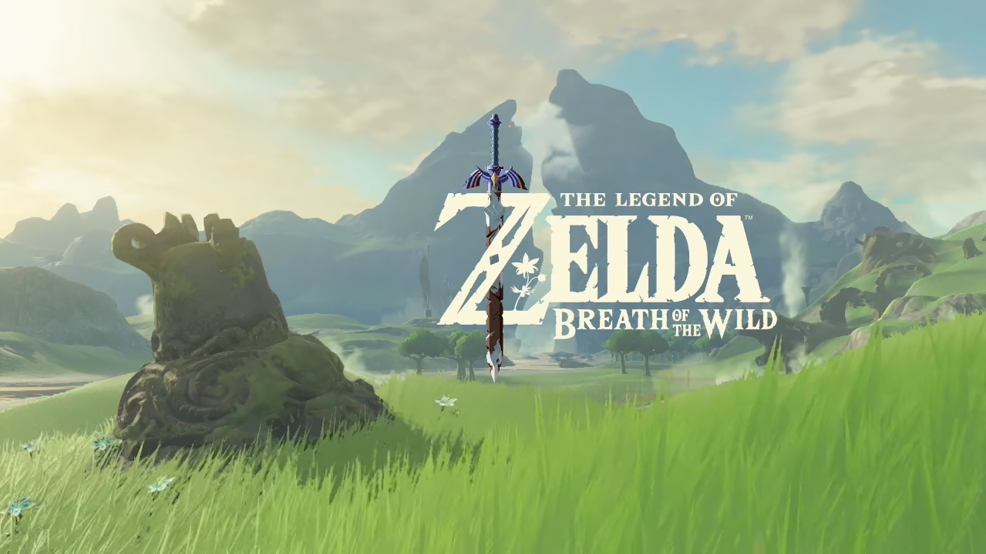 The Legend Of Zelda The Legend Of Zelda Breath Of The Wild Video Games Fantasy Art Master Sword 1920x1080