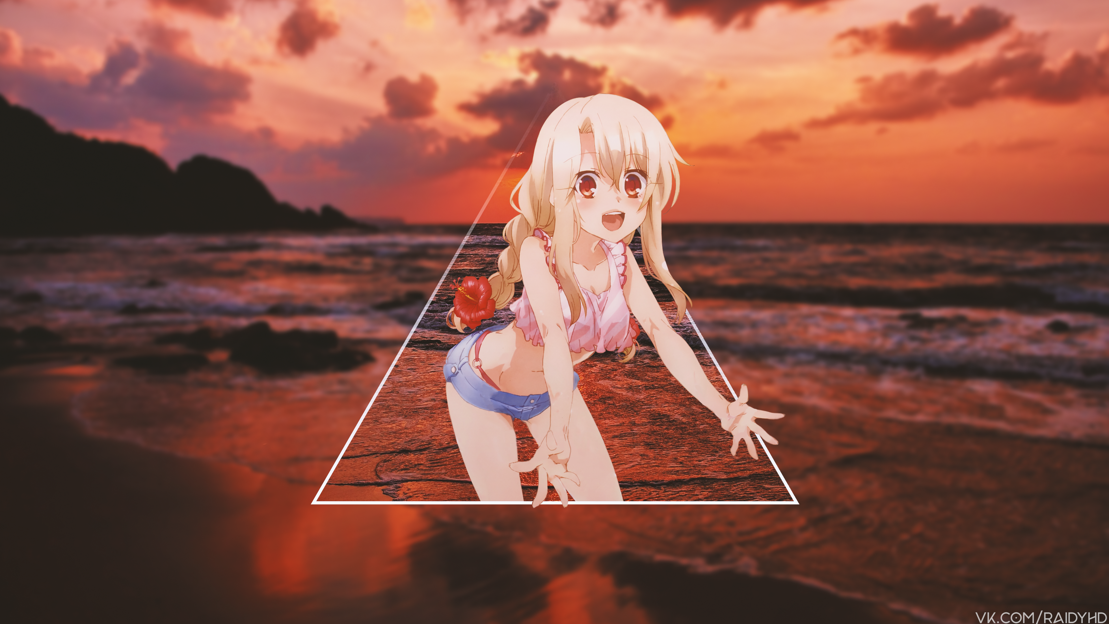 Anime Girls Anime Picture In Picture Illyasviel Von Einzbern Fate Kaleid Liner Prisma Illya 3840x2160