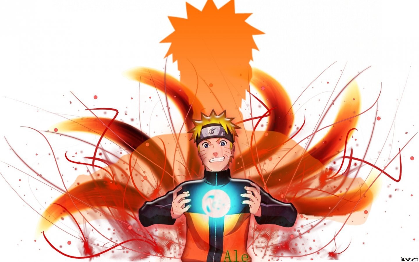 Uzumaki Naruto Naruto Shippuuden Anime Kyuubi 1440x900