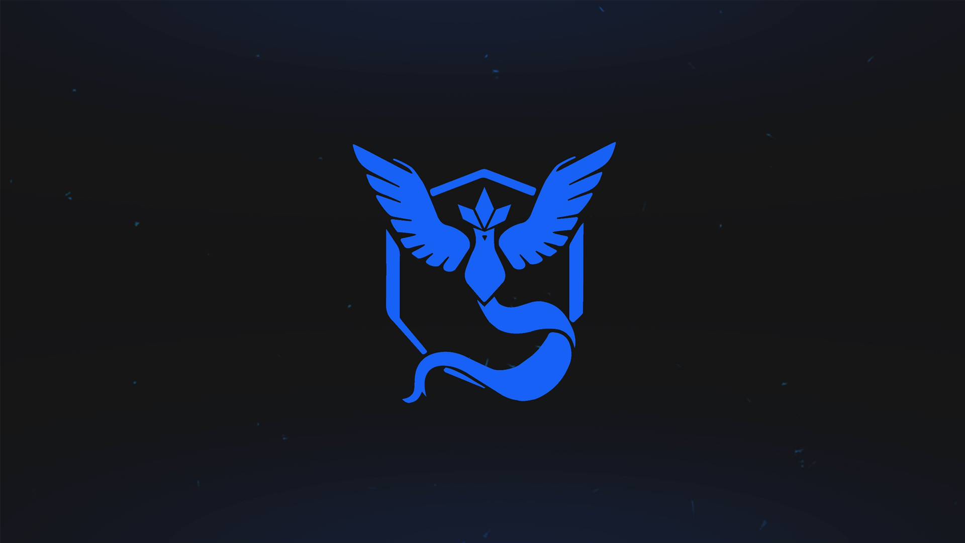 Pokemon Go Team Mystic Simple Background 1920x1080