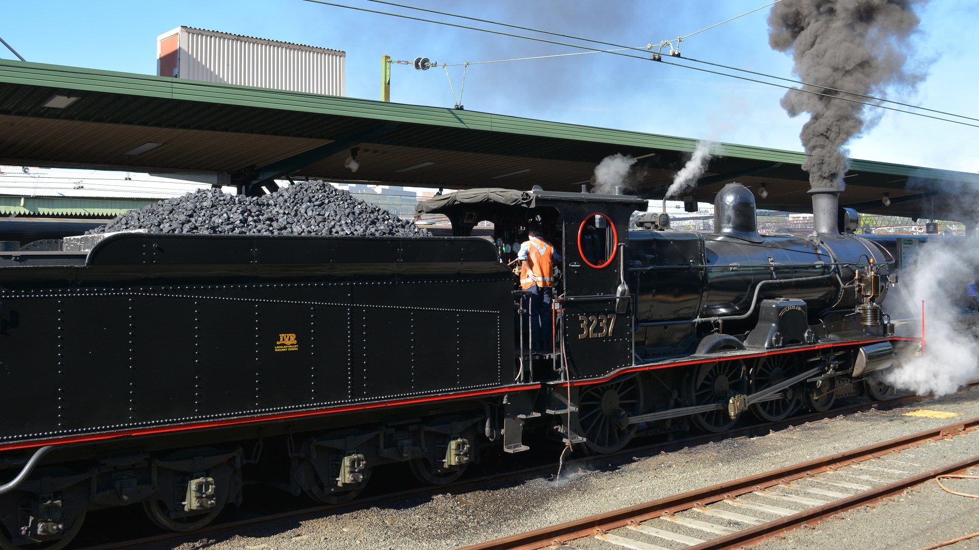 Steam Train Locomotive Smoke Train Sydney 1920x1080