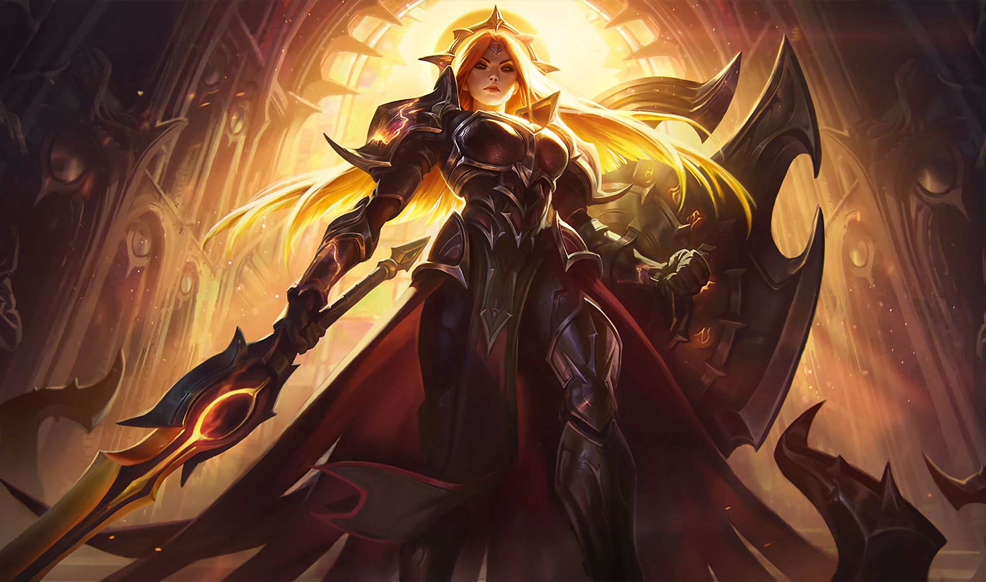 League Of Legends Summoners Rift Video Games Women Leona League Of Legends PC Gaming Fantasy Girl So 1920x1133