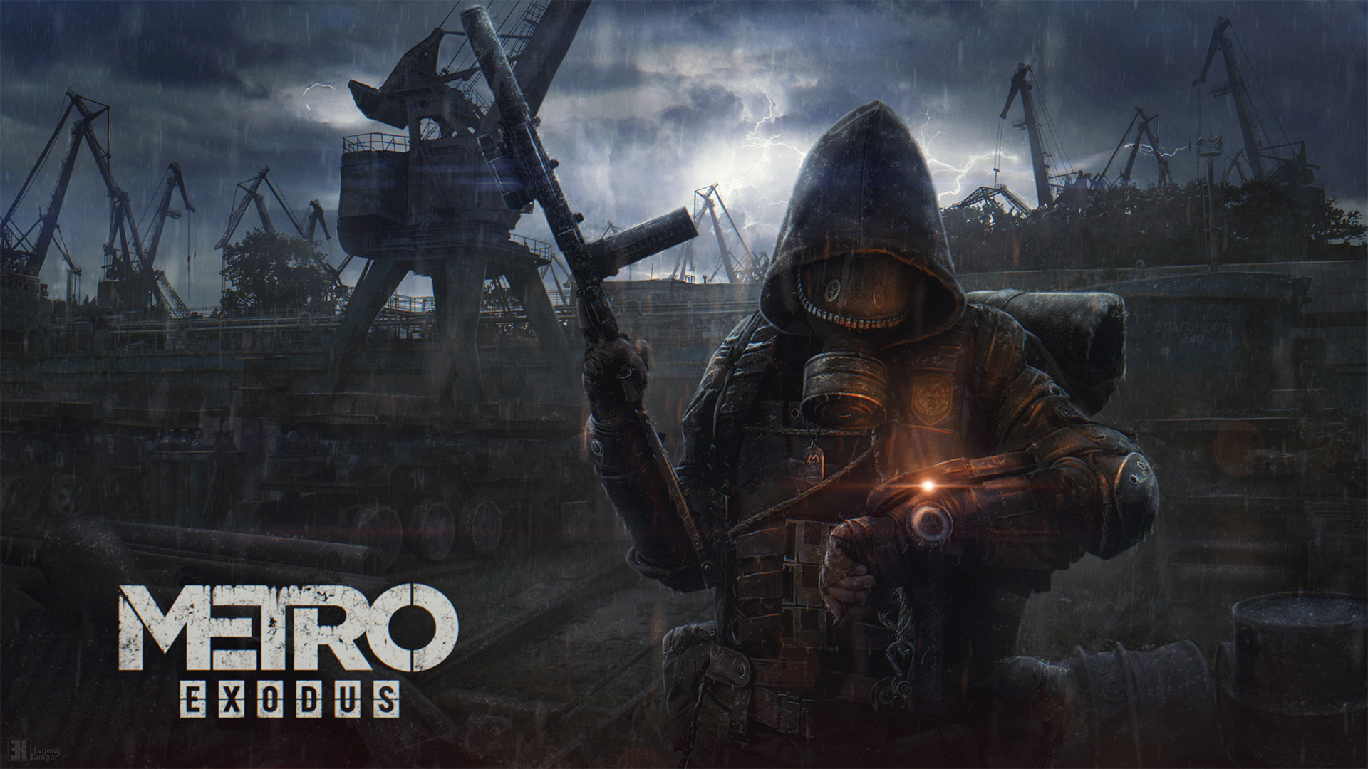 Metro Exodus Fan Art Science Fiction Video Games Soldier Weapon Evgenij Kungur 1920x1080