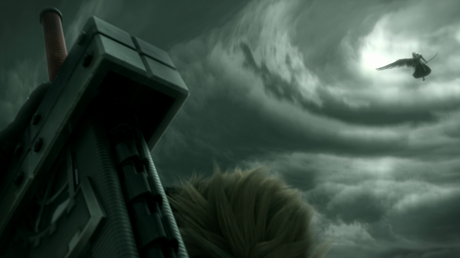 Final Fantasy 7 Advent Children Cloud Strife Sephiroth Final Fantasy Vii Wallpaper Resolution 19x1080 Id Wallha Com