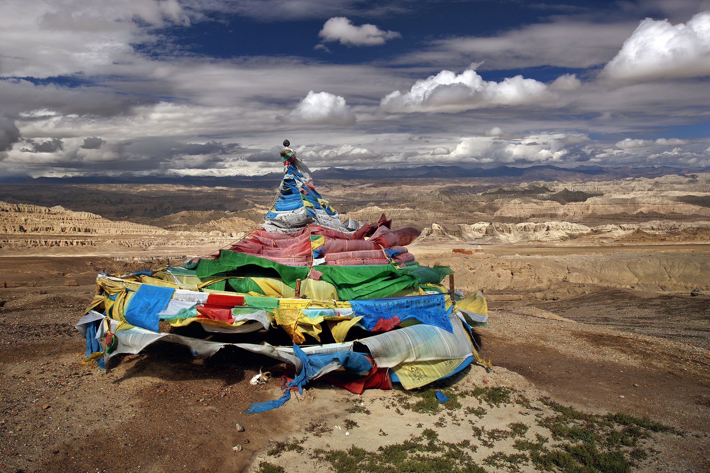 Tibet Himalayas Landscape Sky Clouds Mongolia 2400x1600