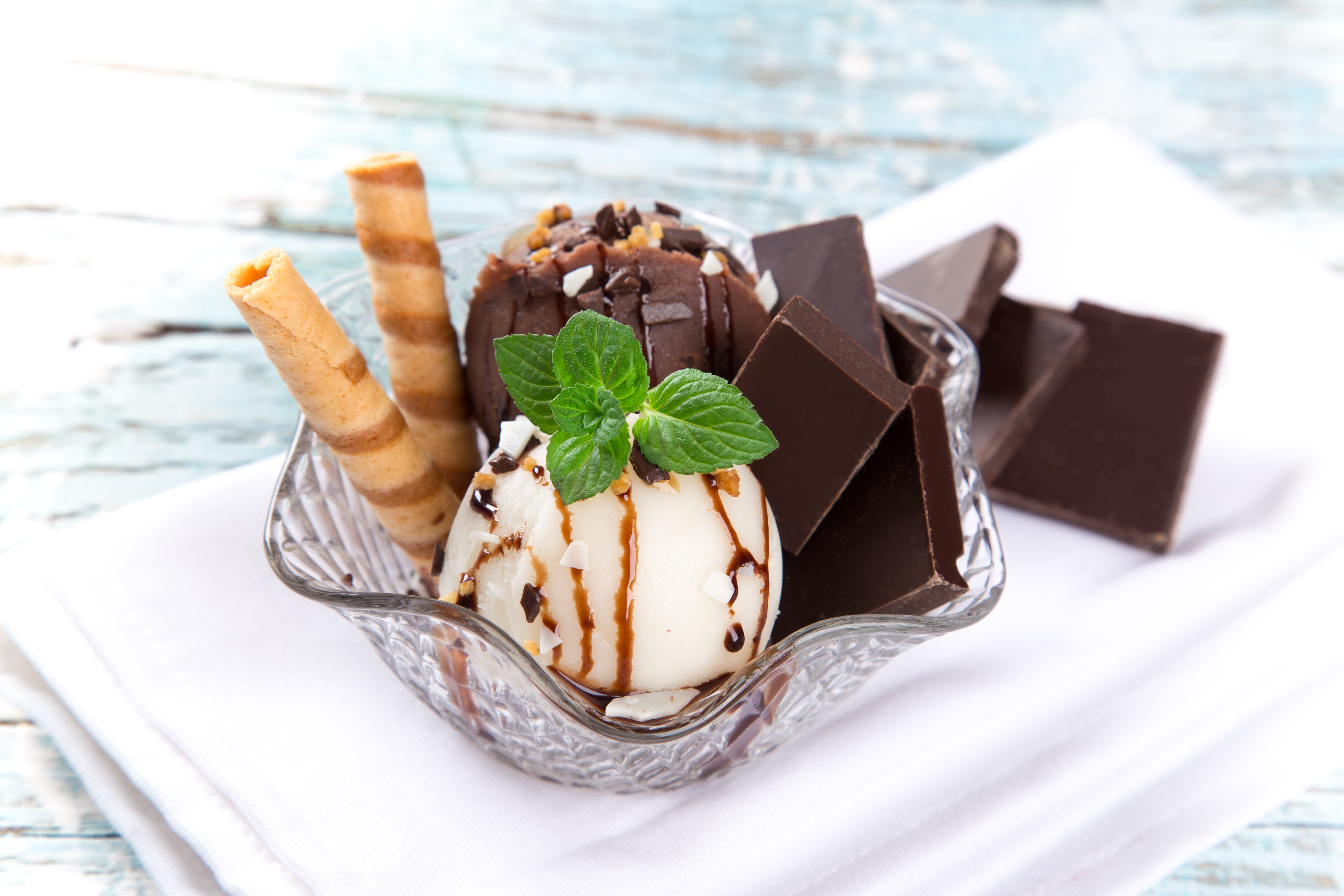 Ice Cream Chocolate Dessert Mint 5472x3648